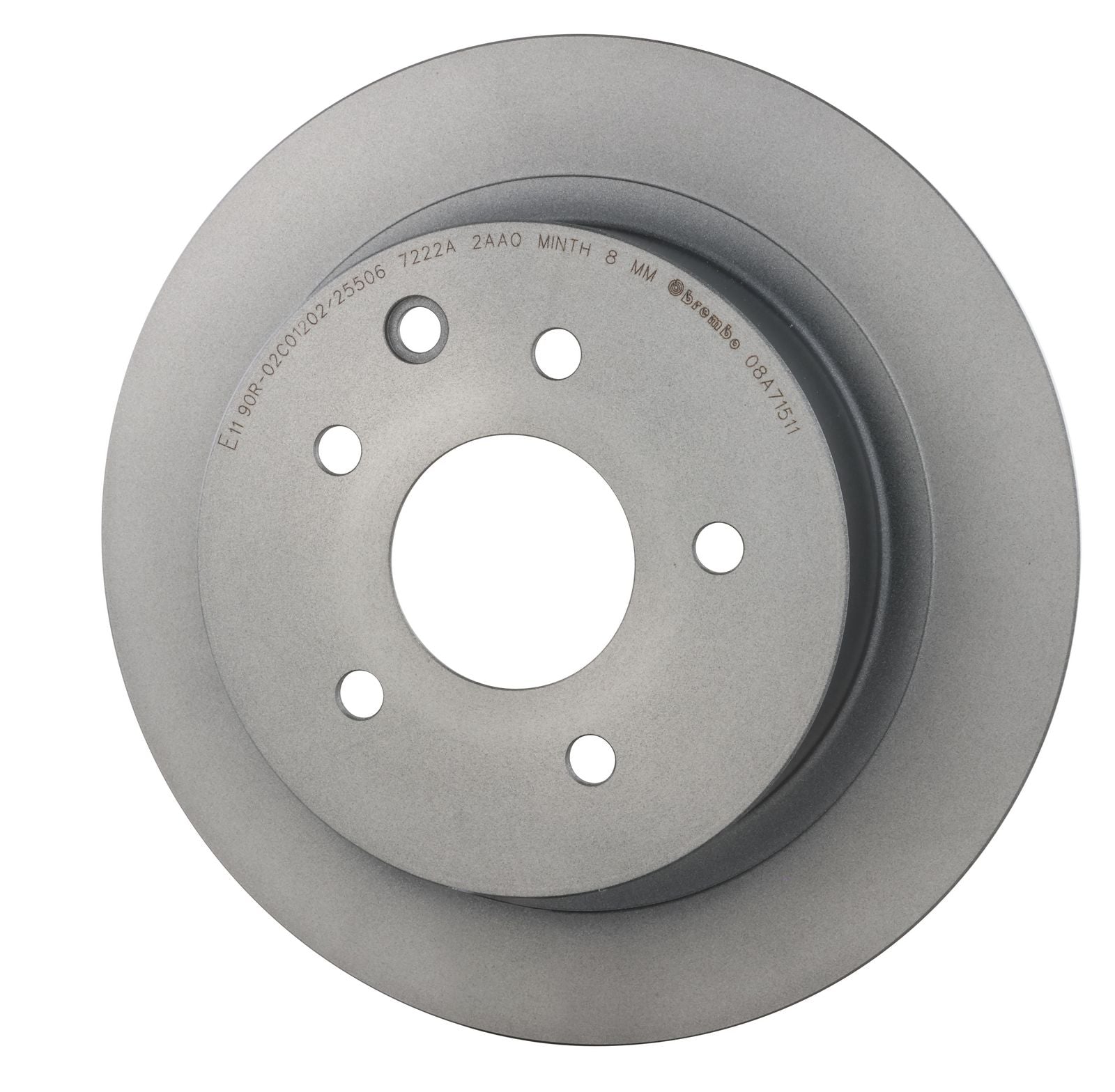 PRIME UV Coated Rear Disc Brake Rotor - 08.A715.11_03