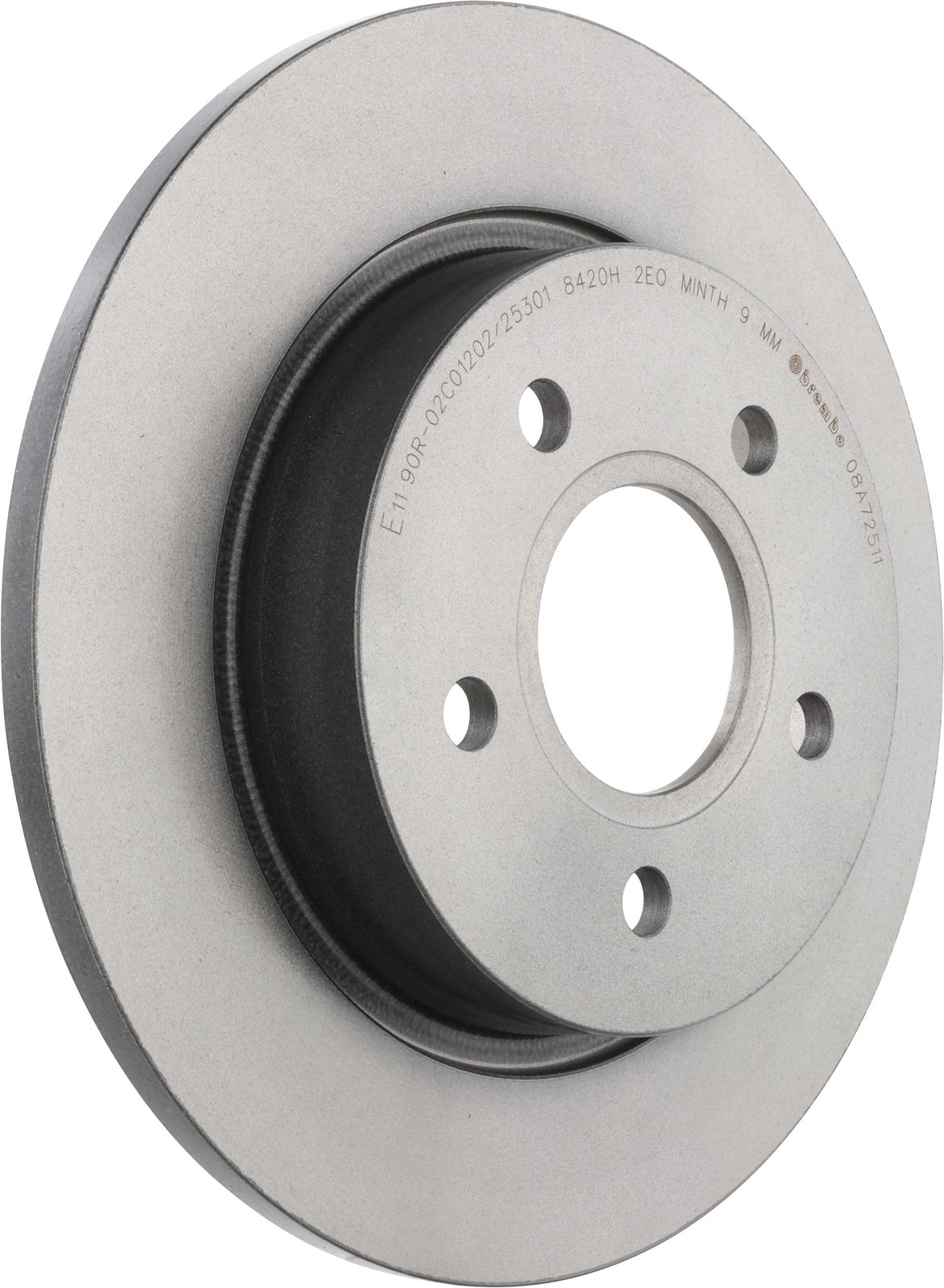 PRIME UV Coated Rear Disc Brake Rotor - 08.A725.11_01