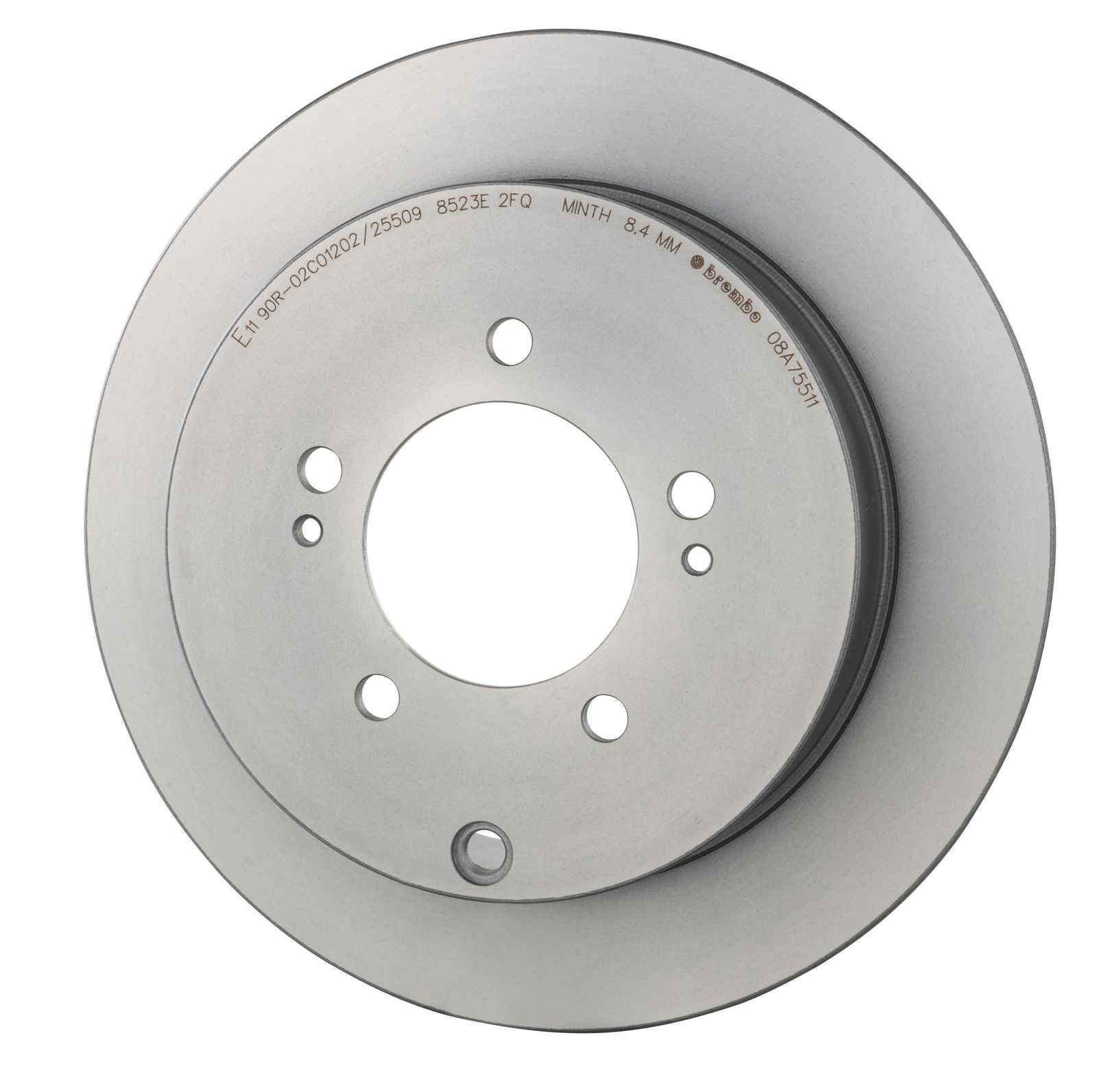 PRIME UV Coated Rear Disc Brake Rotor - 08.A755.11_08