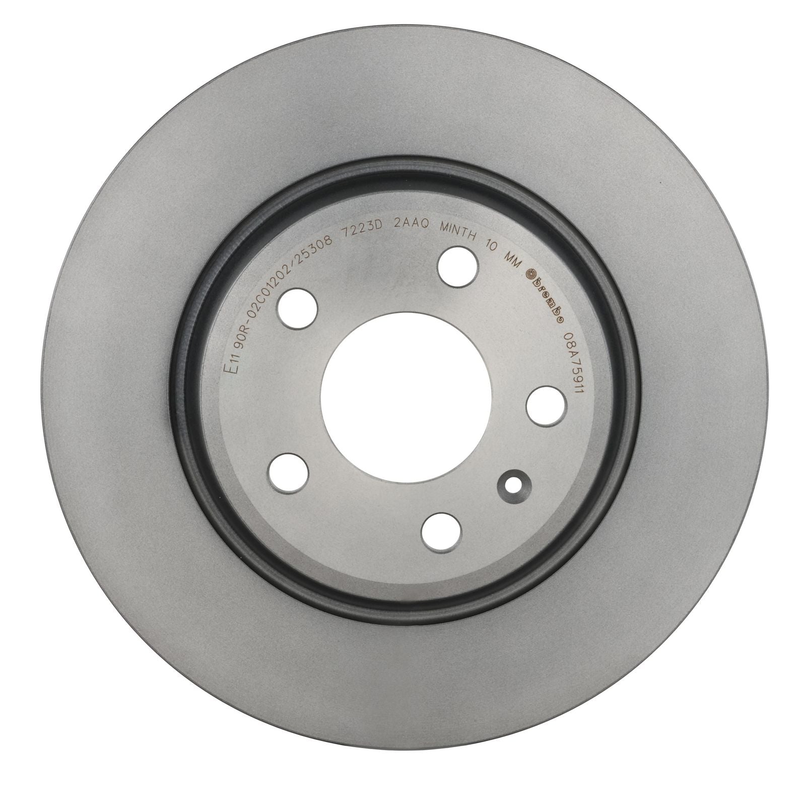 PRIME UV Coated Rear Disc Brake Rotor - 08.A759.11_08