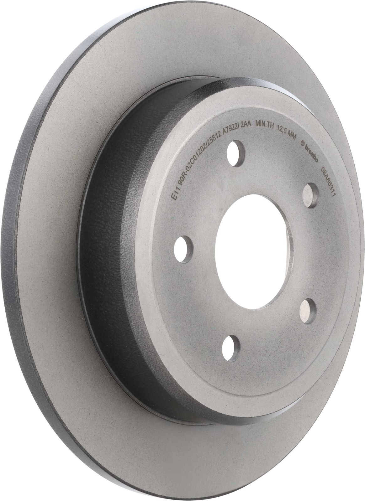 PRIME UV Coated Rear Disc Brake Rotor - 08.A863.11_01