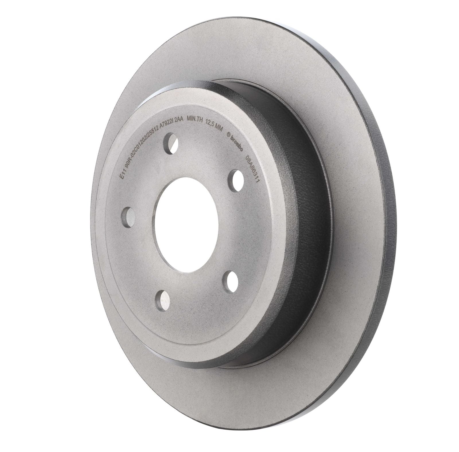 PRIME UV Coated Rear Disc Brake Rotor - 08.A863.11_05