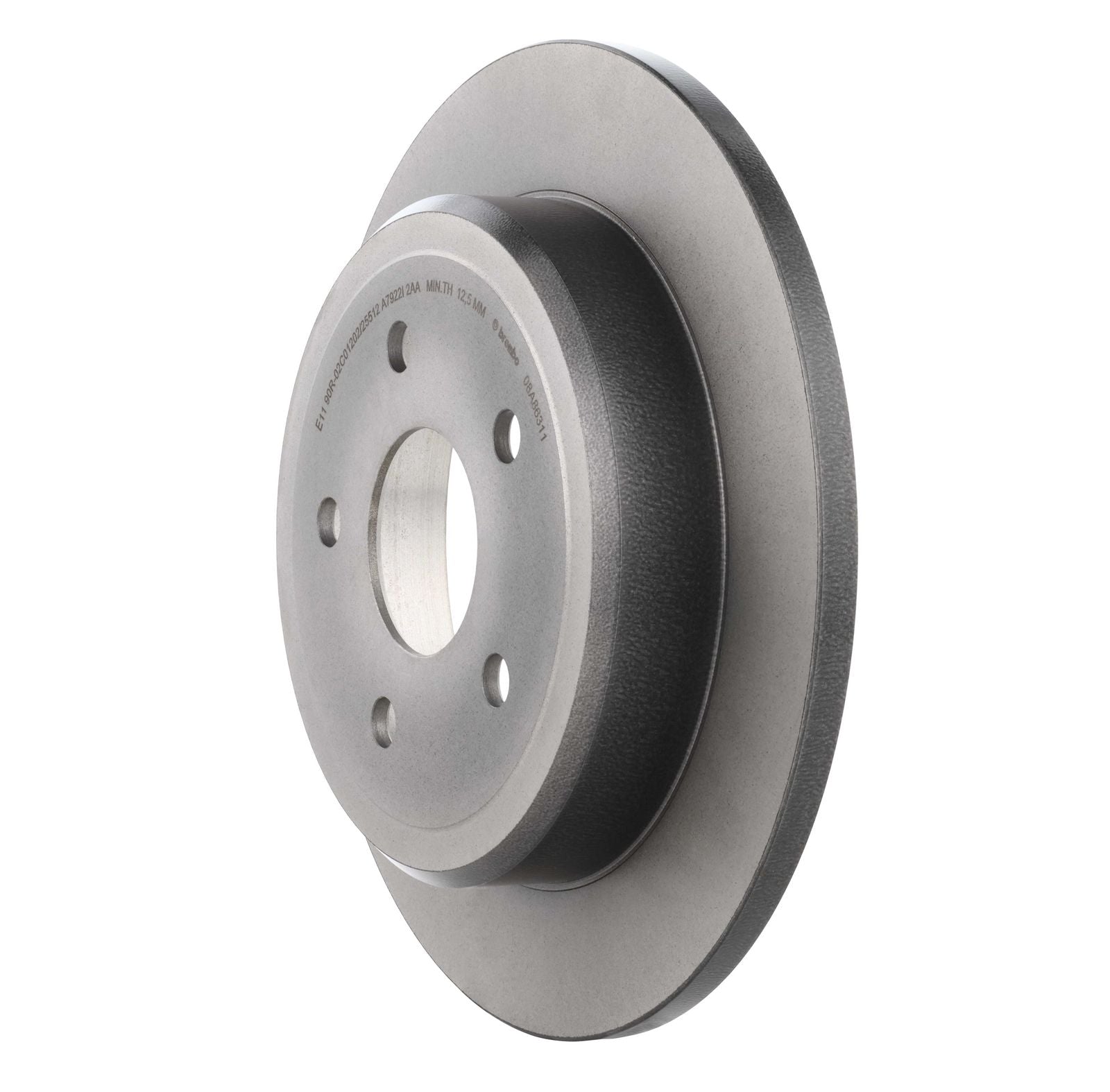 PRIME UV Coated Rear Disc Brake Rotor - 08.A863.11_06