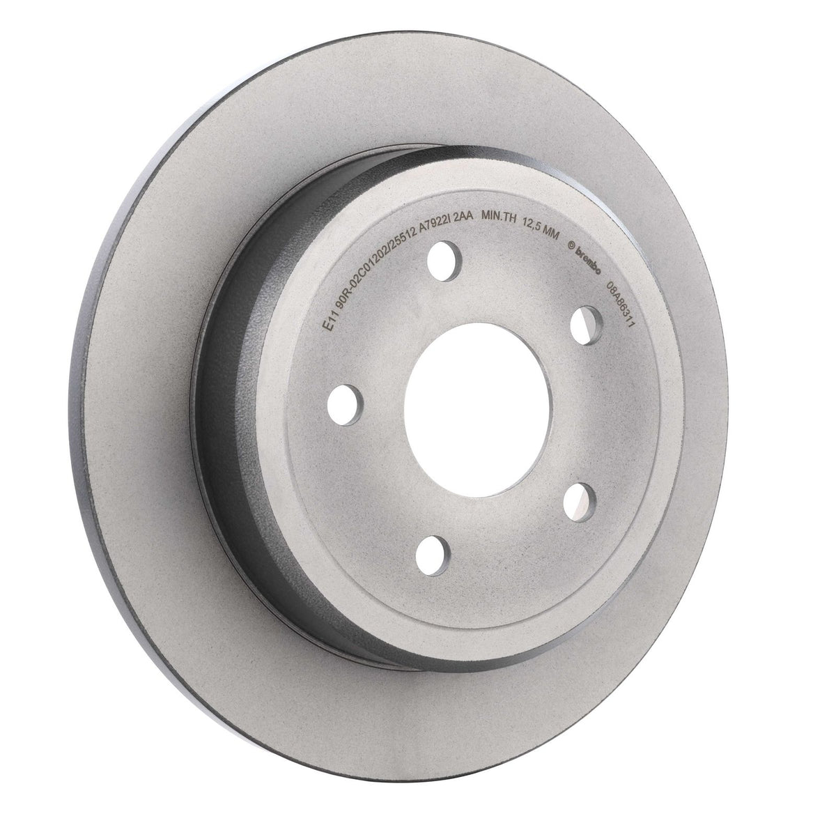 PRIME UV Coated Rear Disc Brake Rotor - 08.A863.11_24