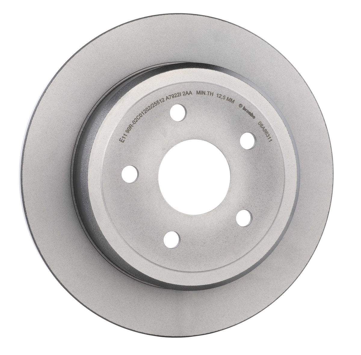 PRIME UV Coated Rear Disc Brake Rotor - 08.A863.11_25