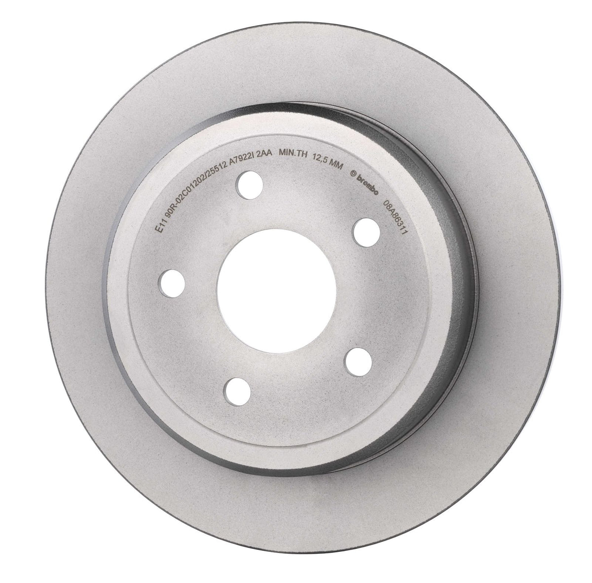 PRIME UV Coated Rear Disc Brake Rotor - 08.A863.11_03
