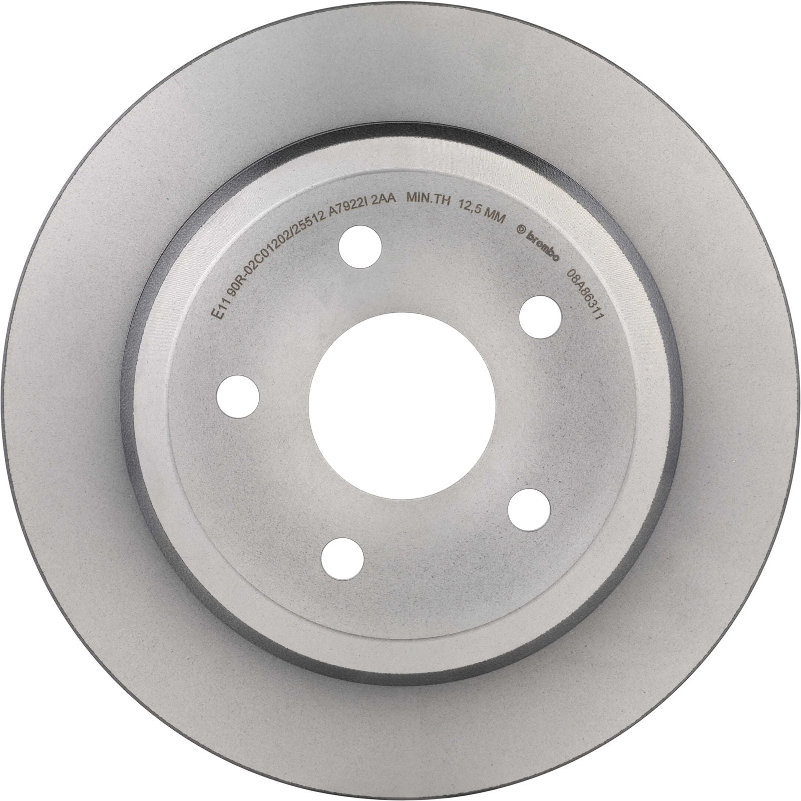 PRIME UV Coated Rear Disc Brake Rotor - 08.A863.11_28