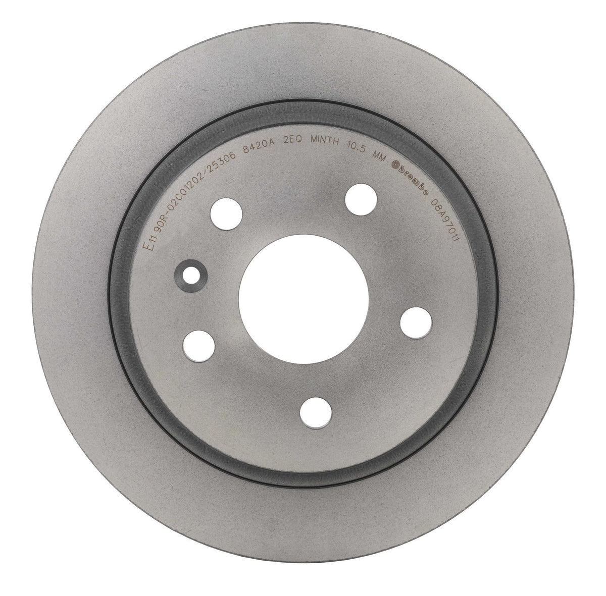 PRIME UV Coated Rear Disc Brake Rotor - 08.A970.11_01