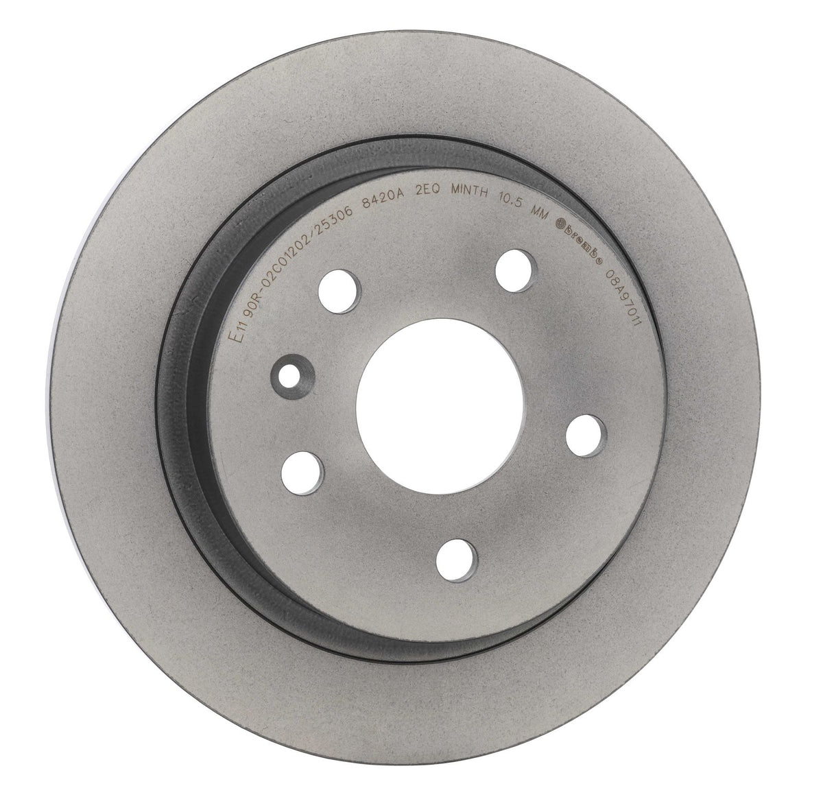 PRIME UV Coated Rear Disc Brake Rotor - 08.A970.11_24