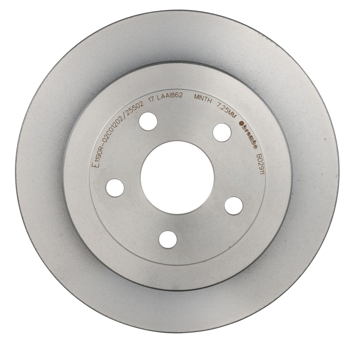 PRIME UV Coated Rear Disc Brake Rotor - 08.B029.11_07