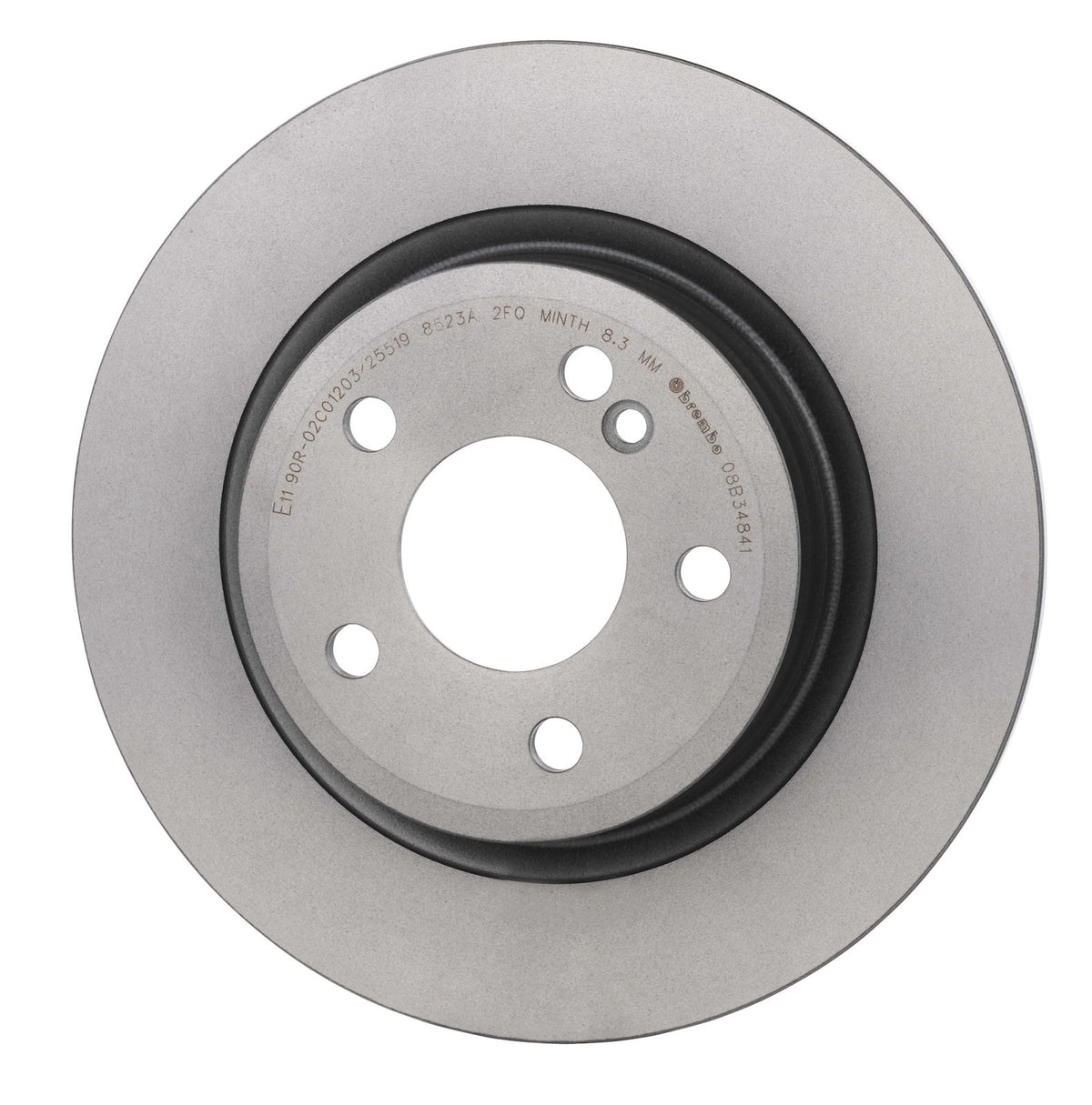 PRIME UV Coated Rear Disc Brake Rotor - 08.B348.41_09
