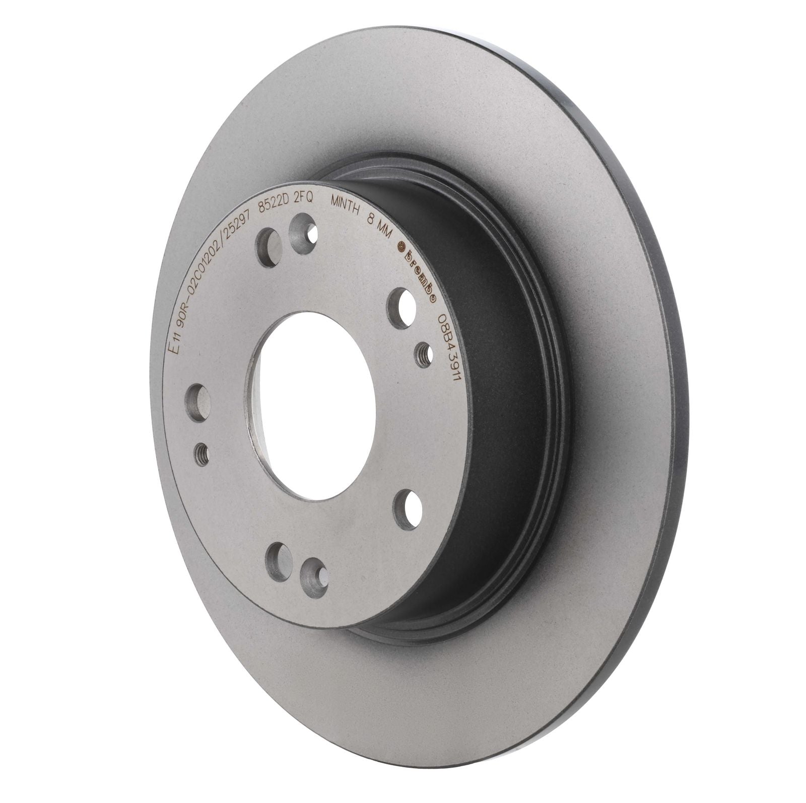 PRIME UV Coated Rear Disc Brake Rotor - 08.B439.11_11