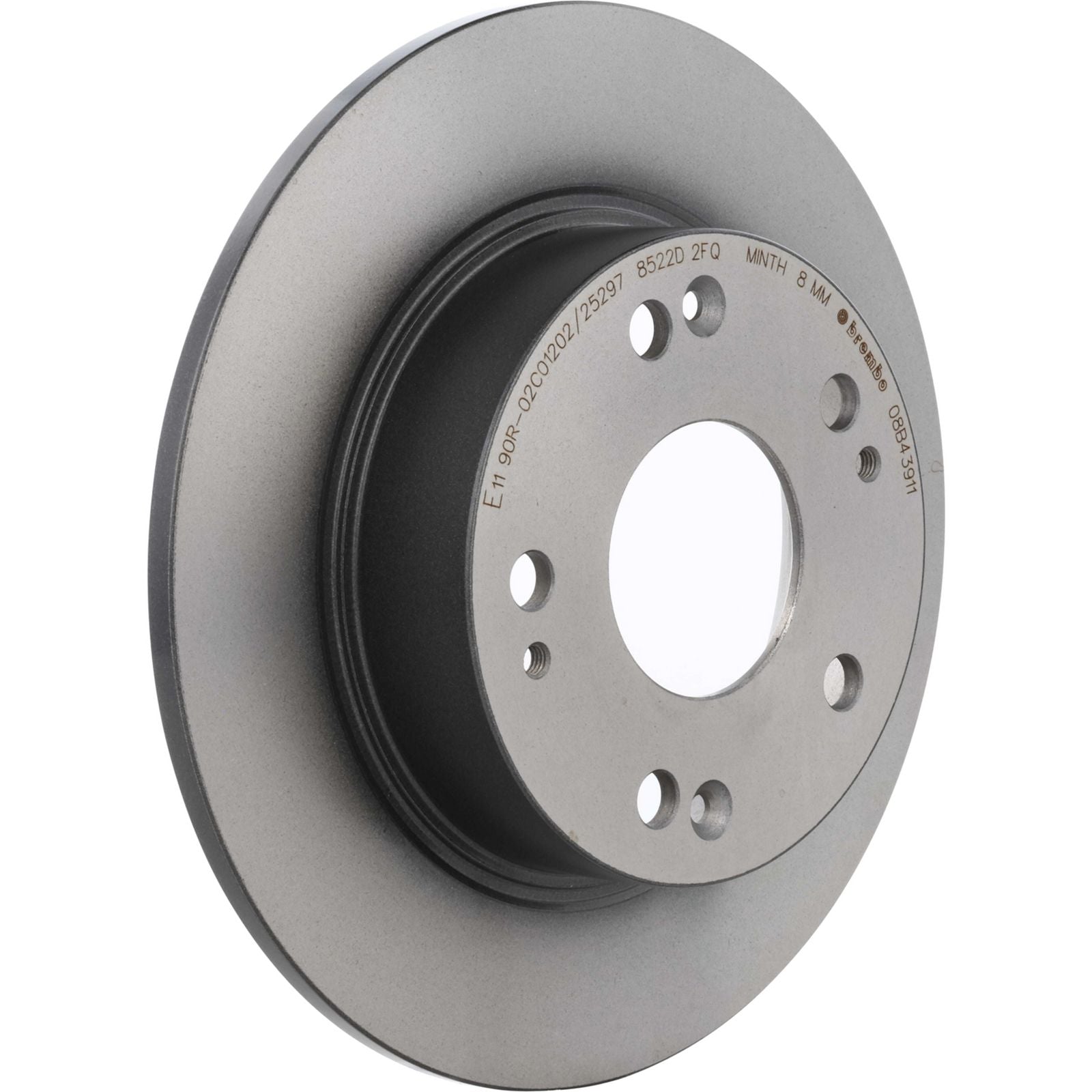PRIME UV Coated Rear Disc Brake Rotor - 08.B439.11_02