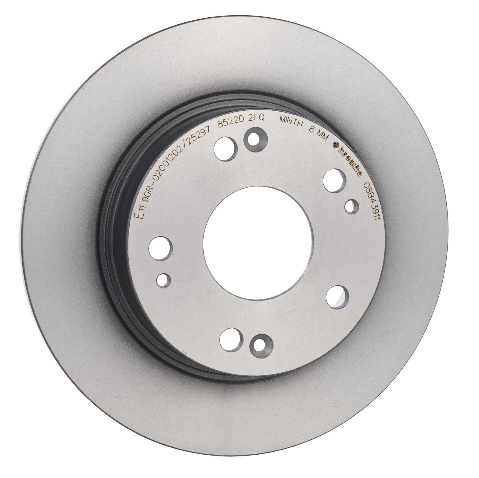 PRIME UV Coated Rear Disc Brake Rotor - 08.B439.11_31