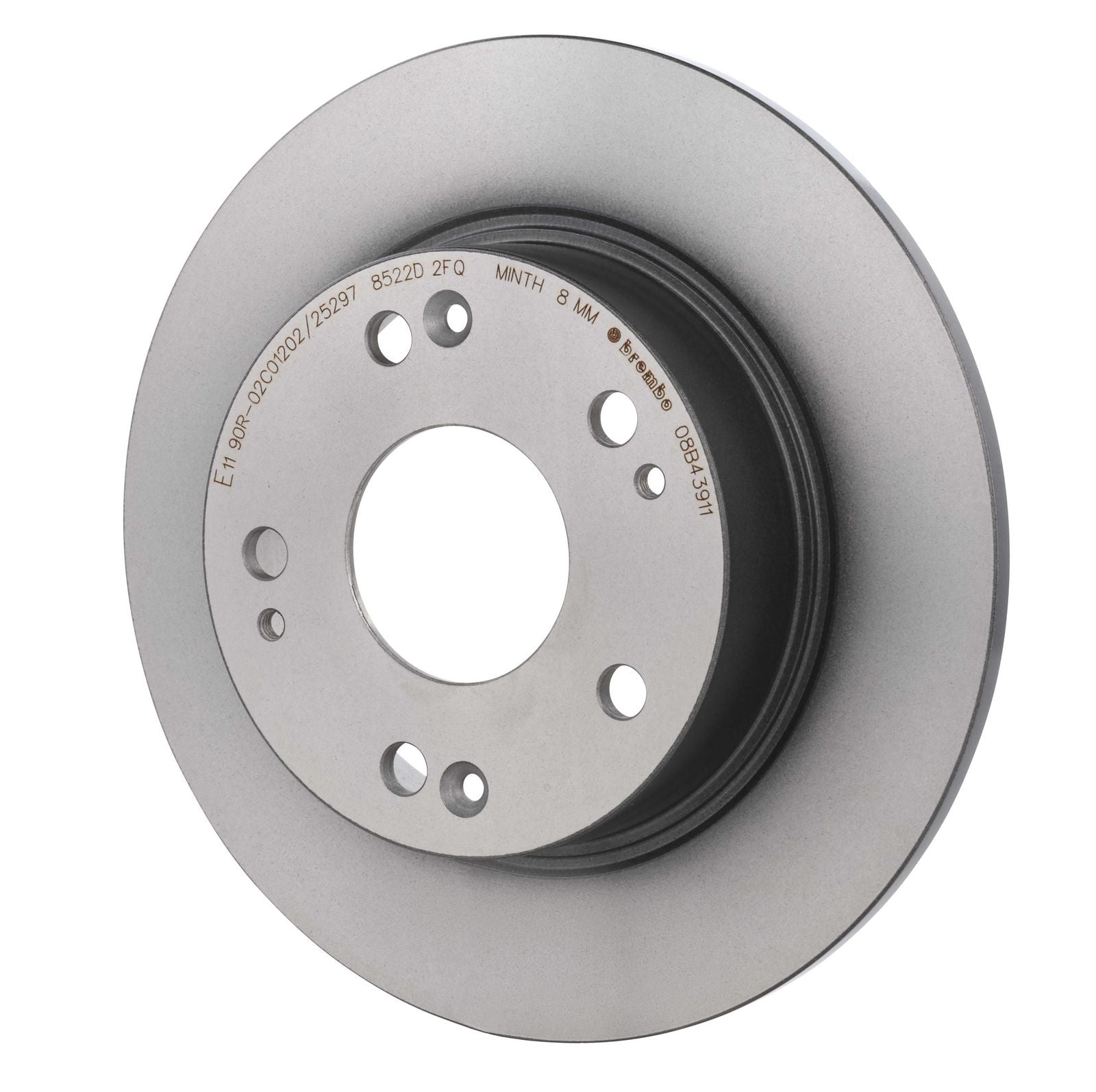 PRIME UV Coated Rear Disc Brake Rotor - 08.B439.11_10