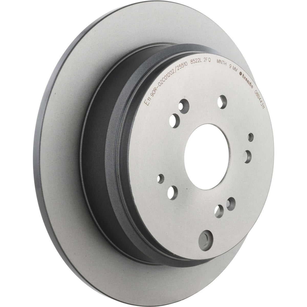 PRIME UV Coated Rear Disc Brake Rotor - 08.B443.11_02