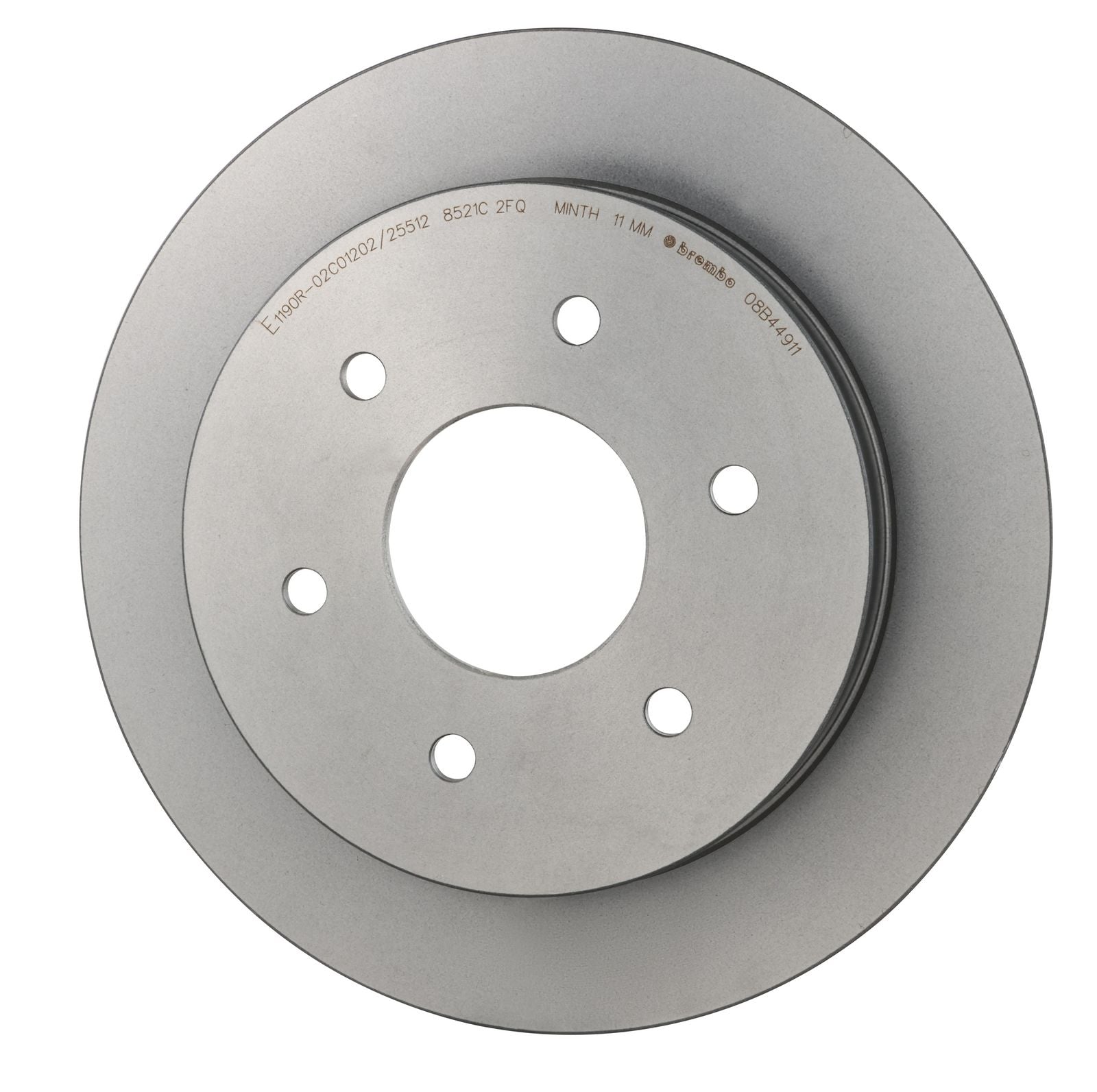 PRIME UV Coated Rear Disc Brake Rotor - 08.B449.11_08