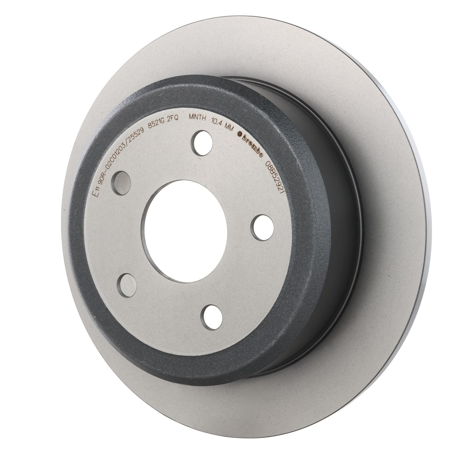 PRIME UV Coated Rear Disc Brake Rotor - 08.B529.21_08