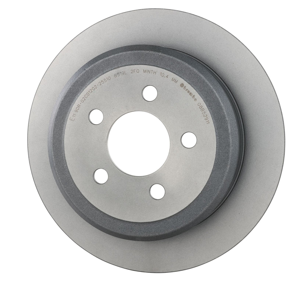 PRIME UV Coated Rear Disc Brake Rotor - 08.B529.11_07