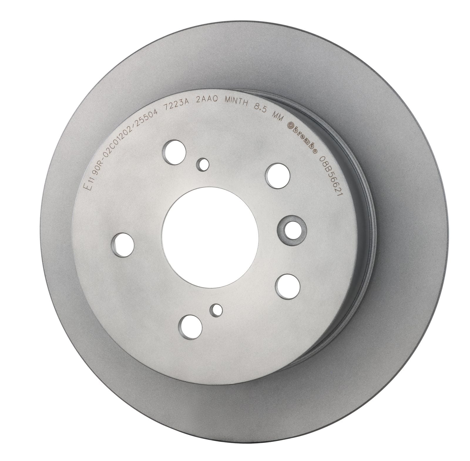 PRIME UV Coated Rear Disc Brake Rotor - 08.B566.21_08