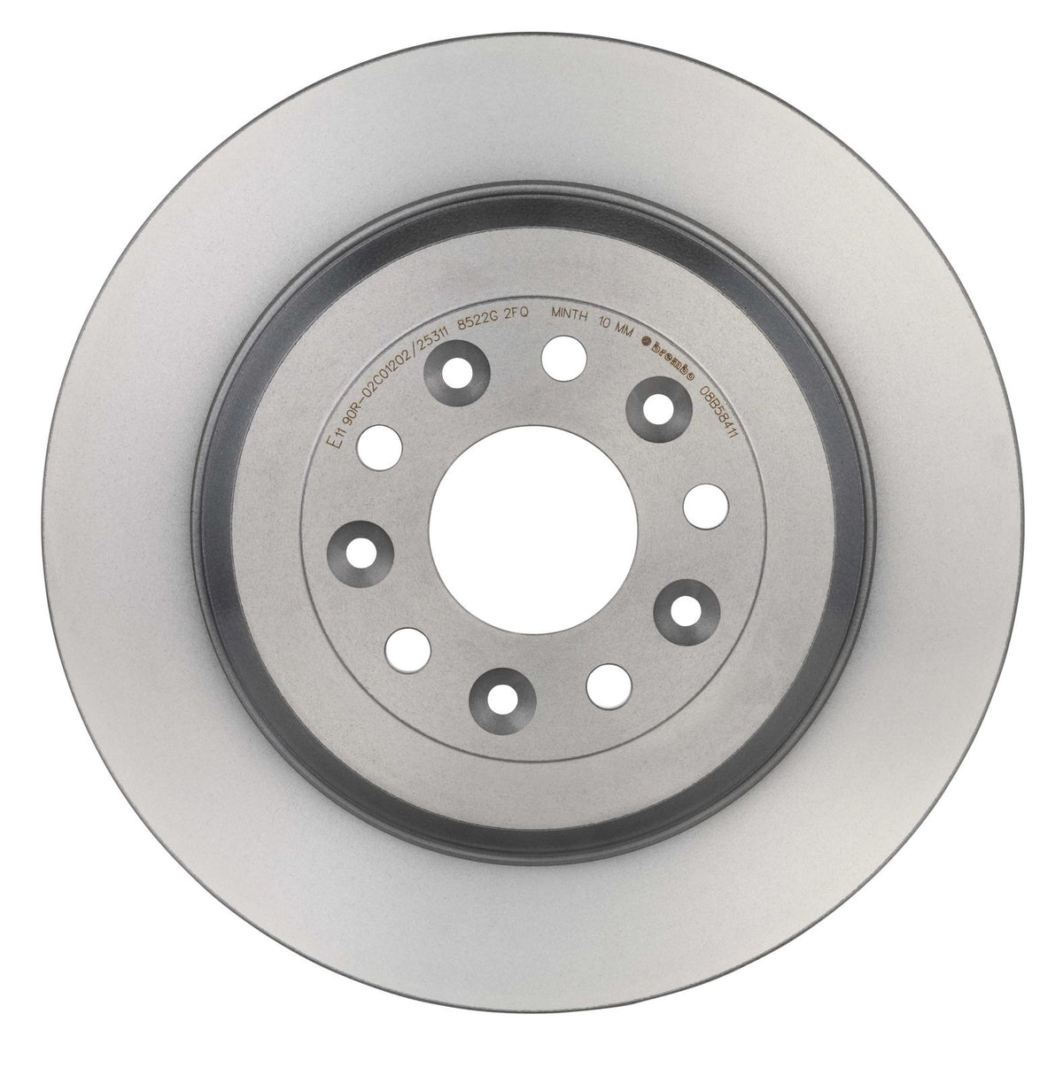 PRIME UV Coated Rear Disc Brake Rotor - 08.B584.11_08