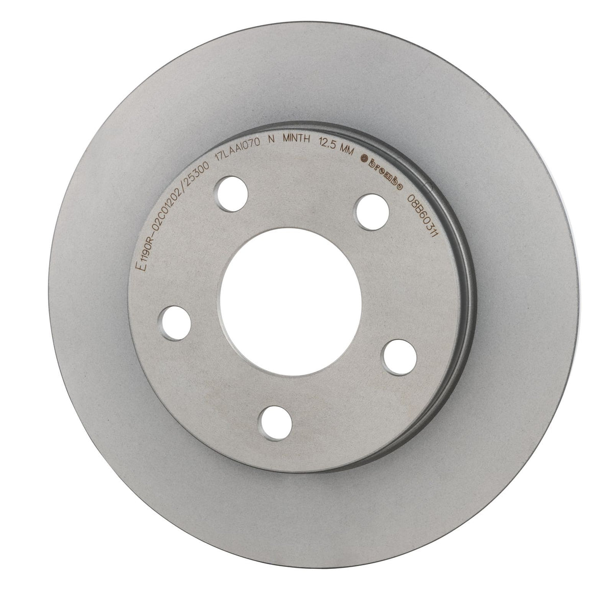 PRIME UV Coated Rear Disc Brake Rotor - 08.B603.11_08