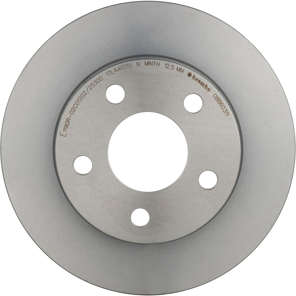 PRIME UV Coated Rear Disc Brake Rotor - 08.B603.11_02