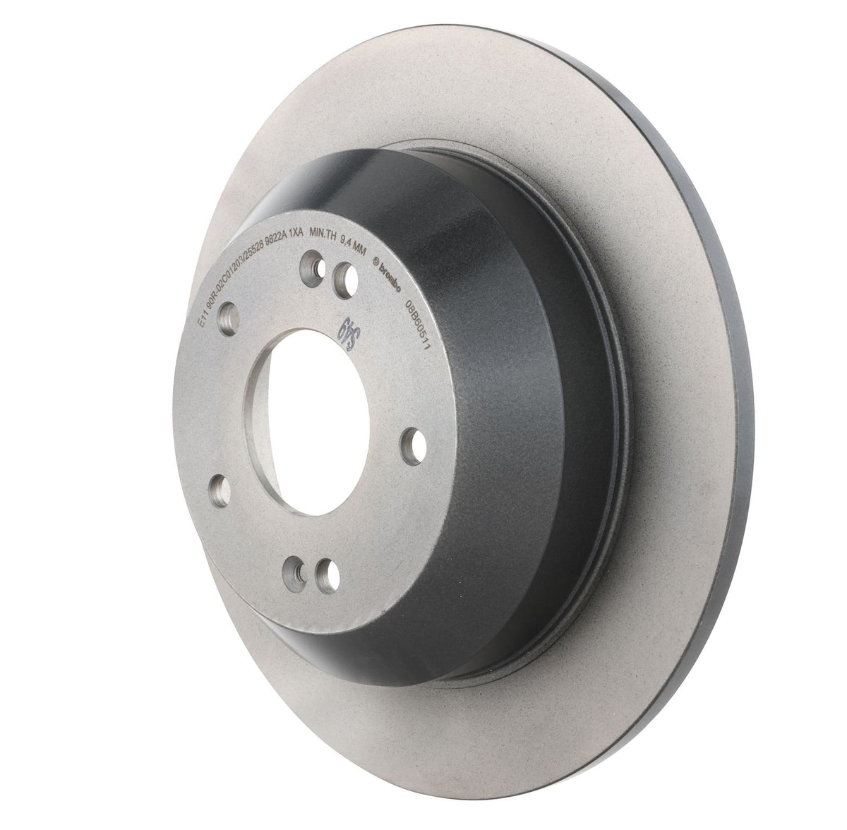 PRIME UV Coated Rear Disc Brake Rotor - 08.B605.11_05