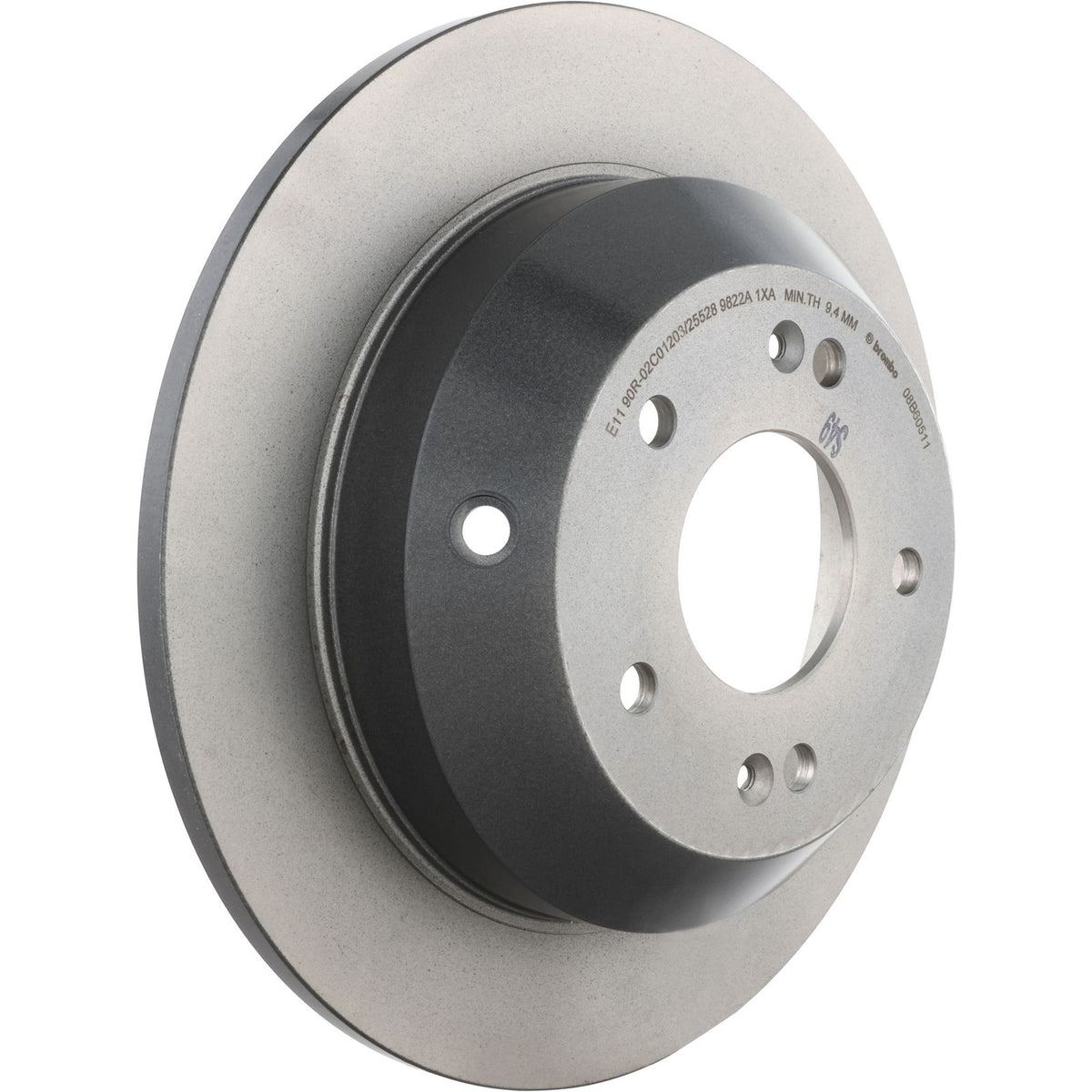 PRIME UV Coated Rear Disc Brake Rotor - 08.B605.11_26