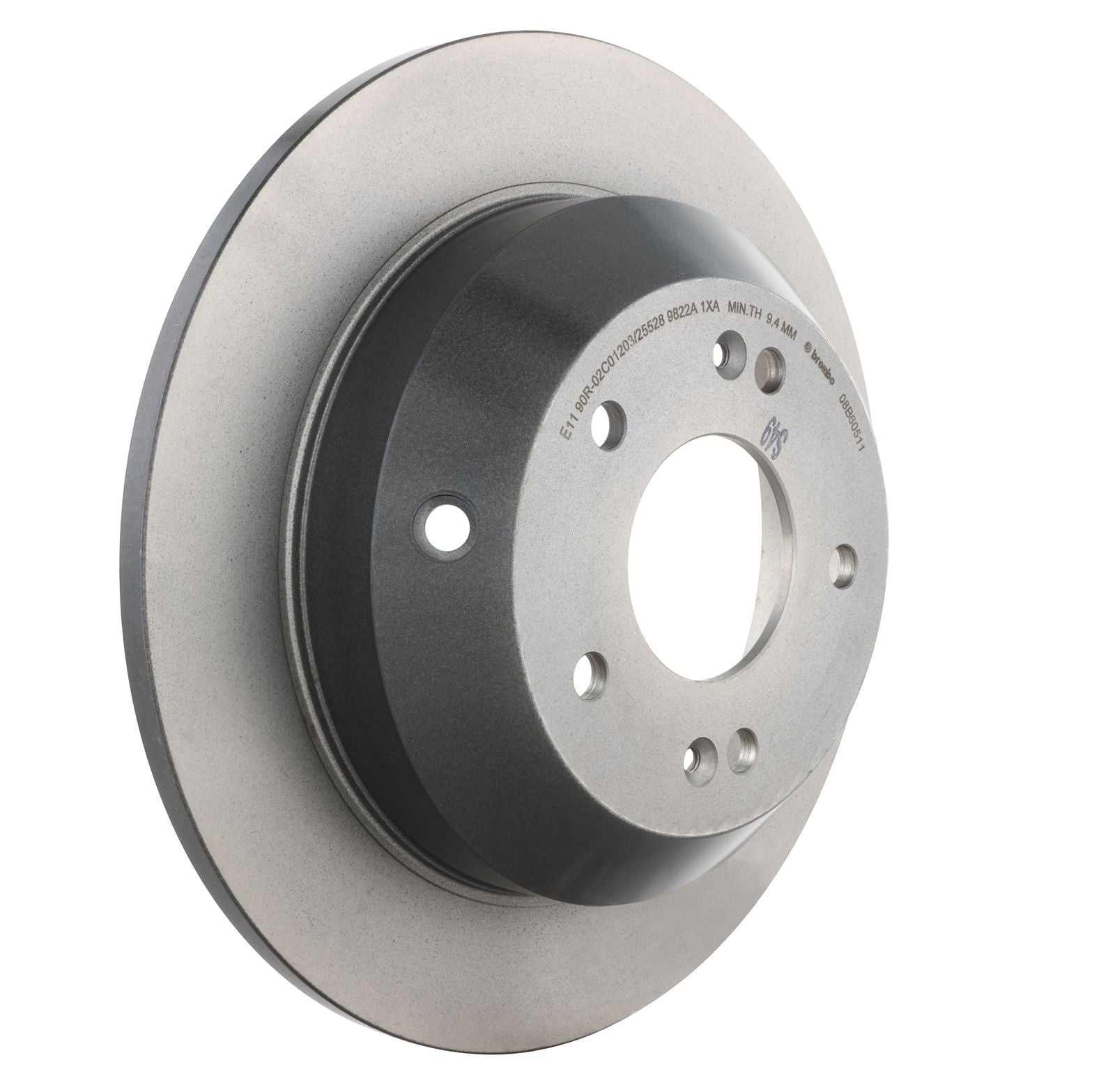 PRIME UV Coated Rear Disc Brake Rotor - 08.B605.11_23