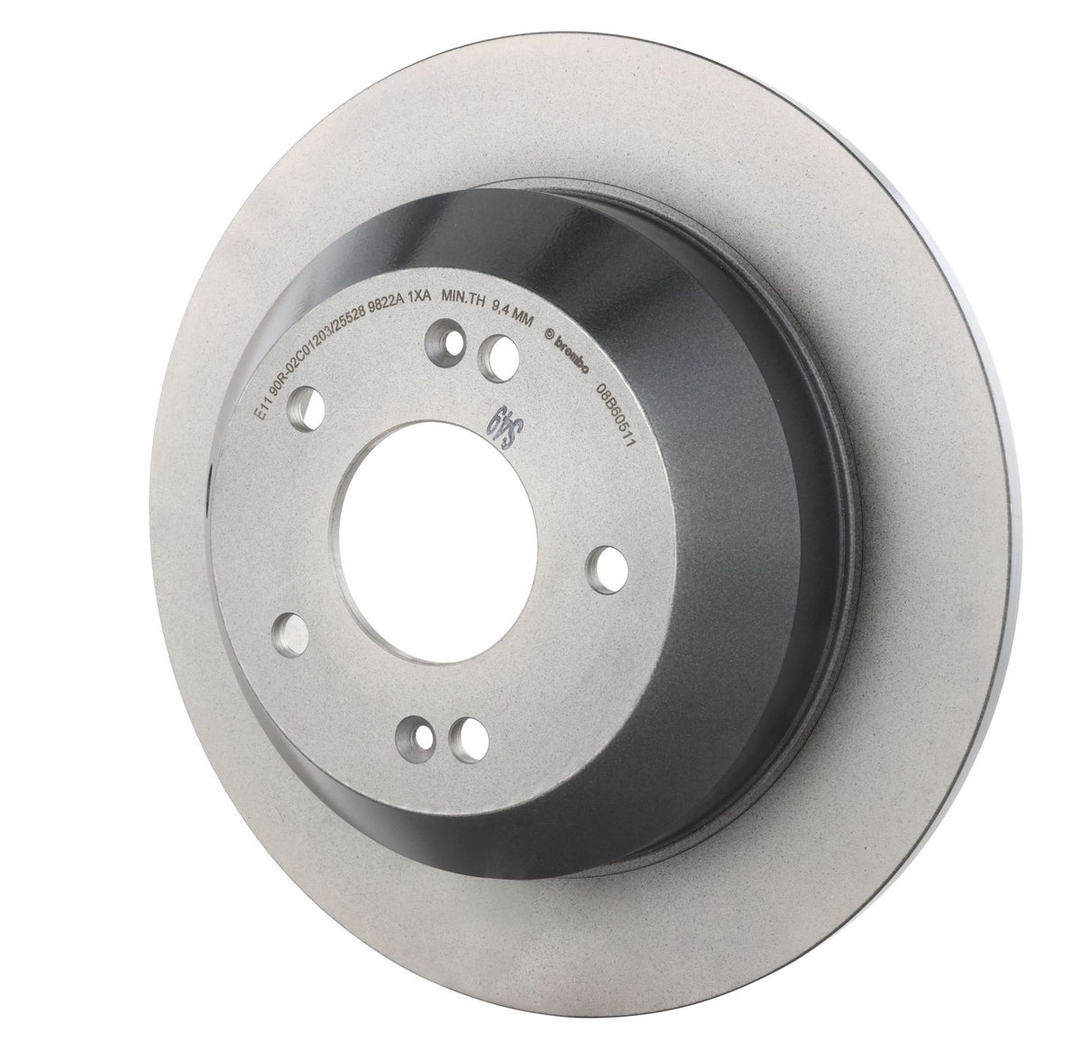 PRIME UV Coated Rear Disc Brake Rotor - 08.B605.11_04