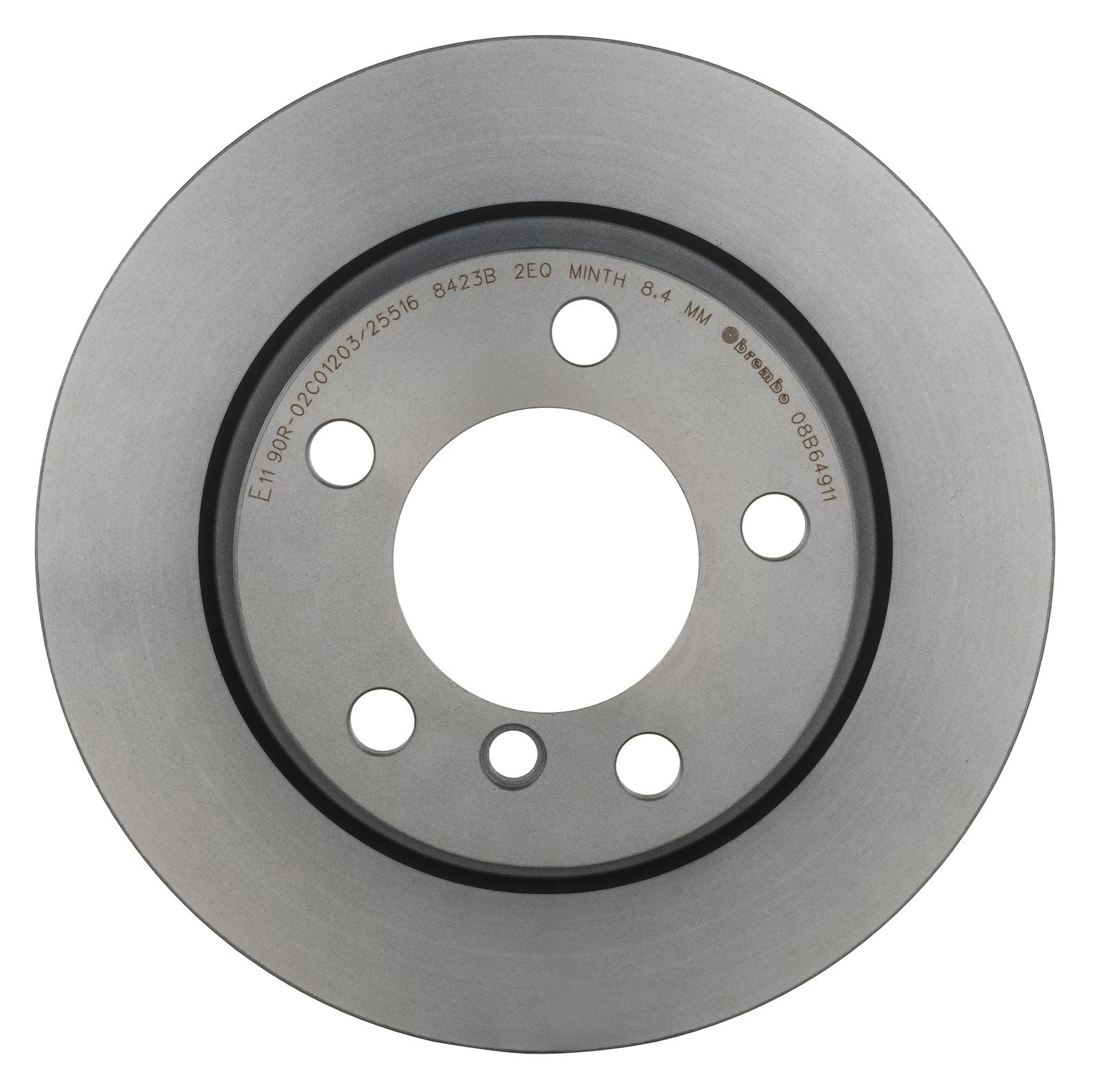 PRIME UV Coated Rear Disc Brake Rotor - 08.B649.11_08