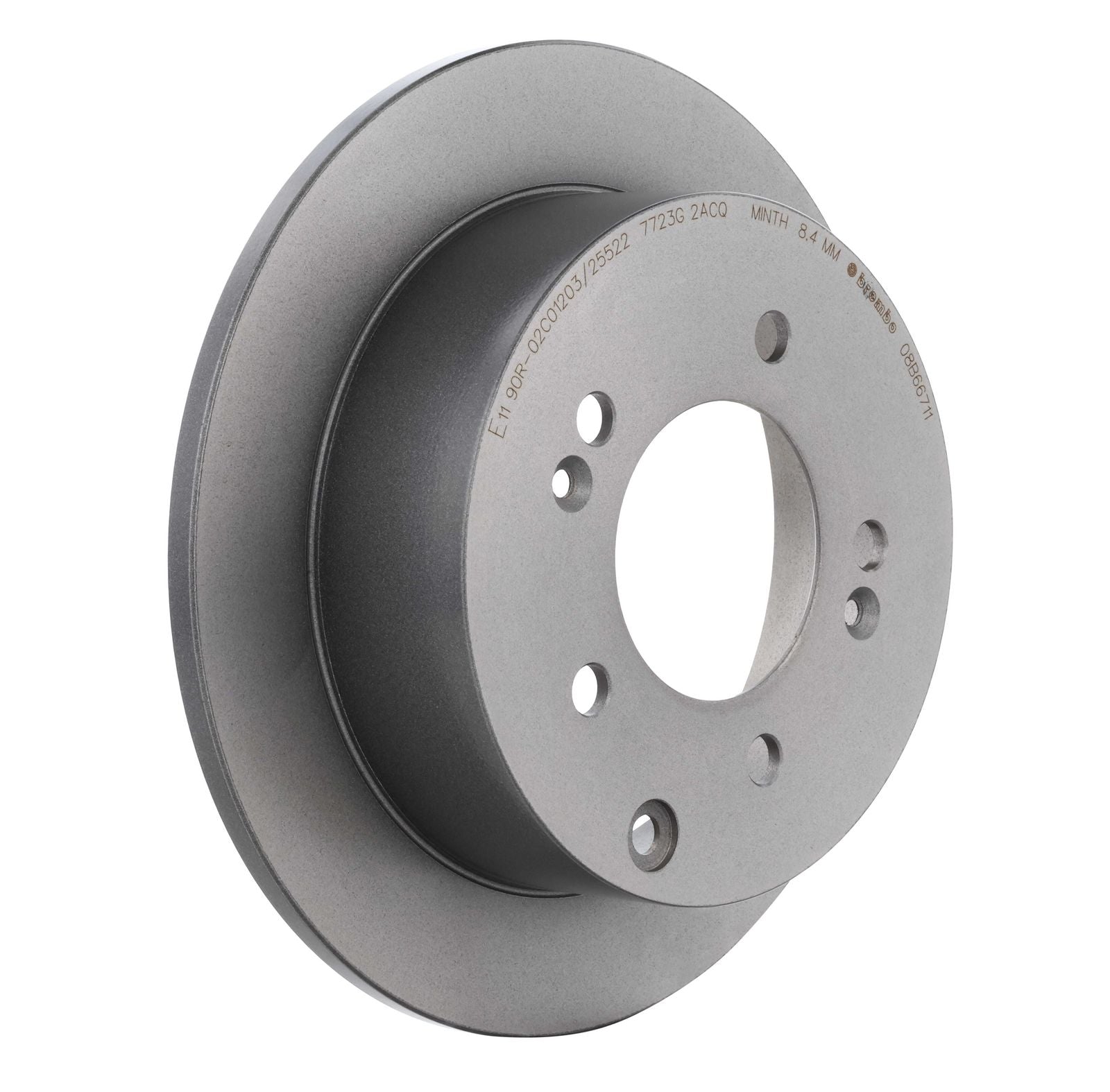 PRIME UV Coated Rear Disc Brake Rotor - 08.B667.11_23