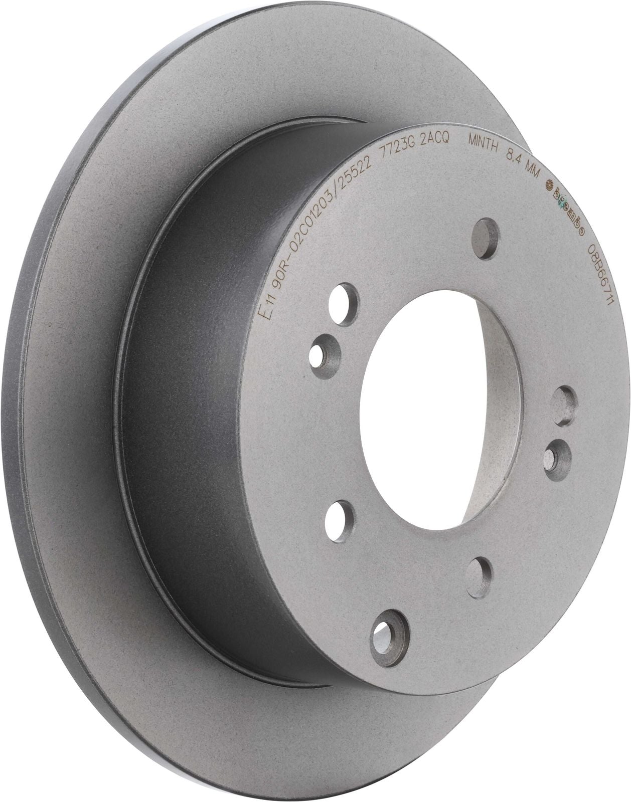 PRIME UV Coated Rear Disc Brake Rotor - 08.B667.11_01