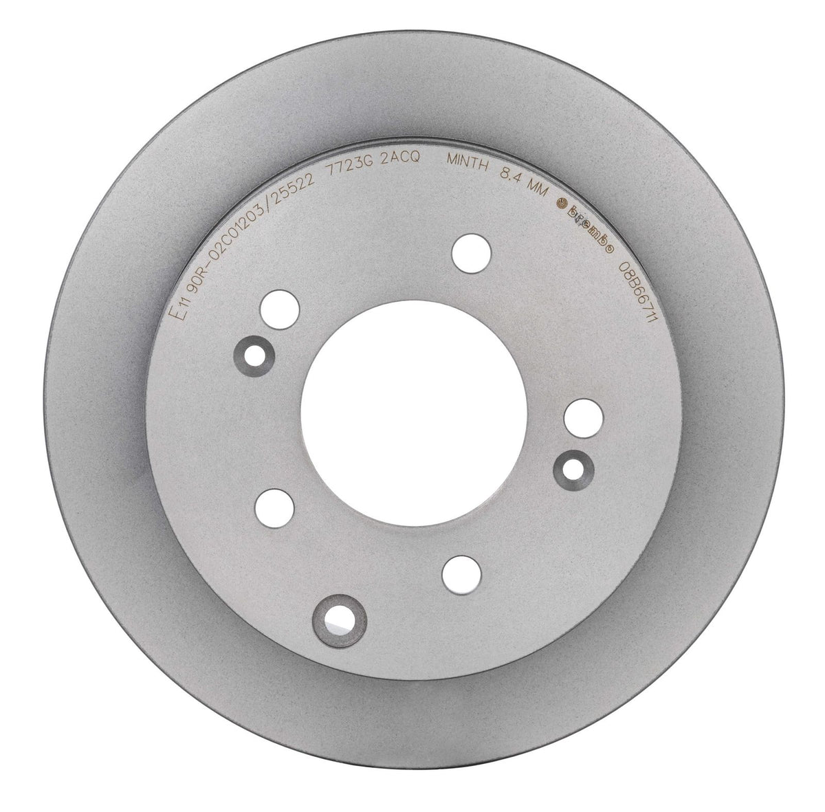 PRIME UV Coated Rear Disc Brake Rotor - 08.B667.11_02