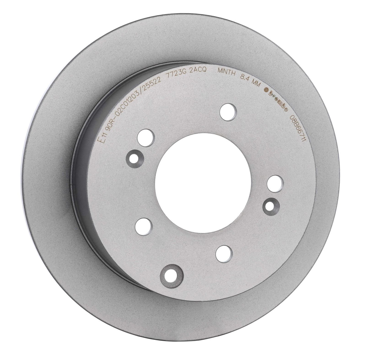 PRIME UV Coated Rear Disc Brake Rotor - 08.B667.11_25
