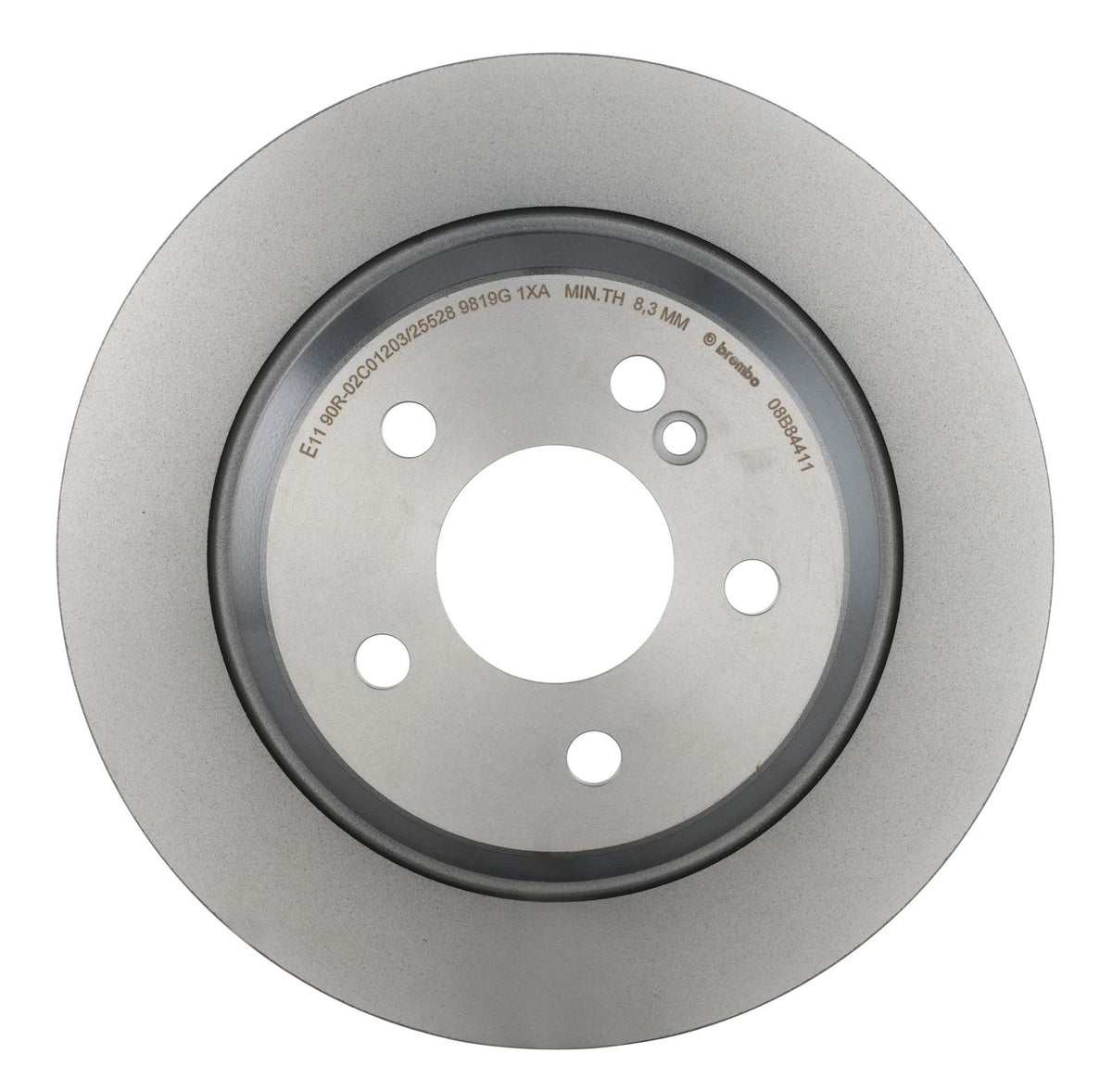 PRIME UV Coated Rear Disc Brake Rotor - 08.B844.11_06