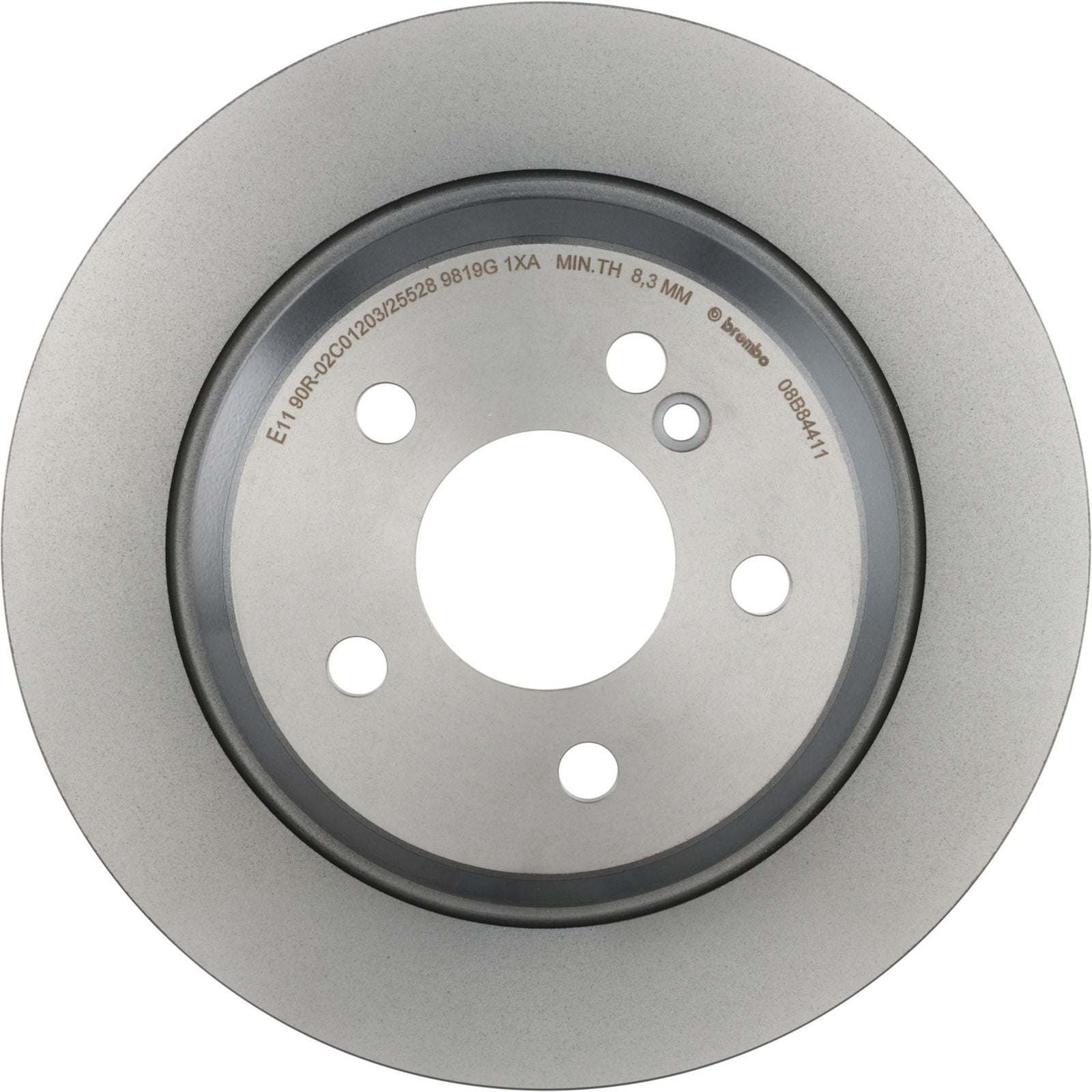 PRIME UV Coated Rear Disc Brake Rotor - 08.B844.11_04