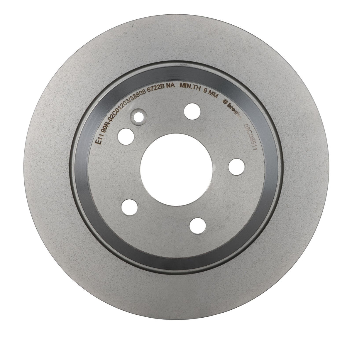 PRIME UV Coated Rear Disc Brake Rotor - 08.C065.11_07