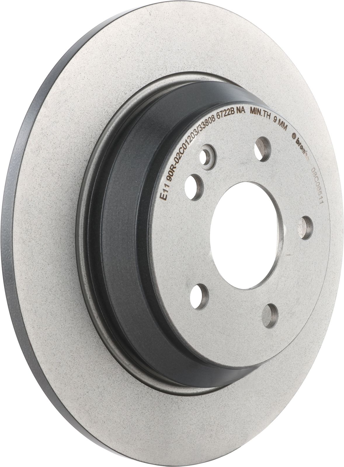 PRIME UV Coated Rear Disc Brake Rotor - 08.C065.11_01