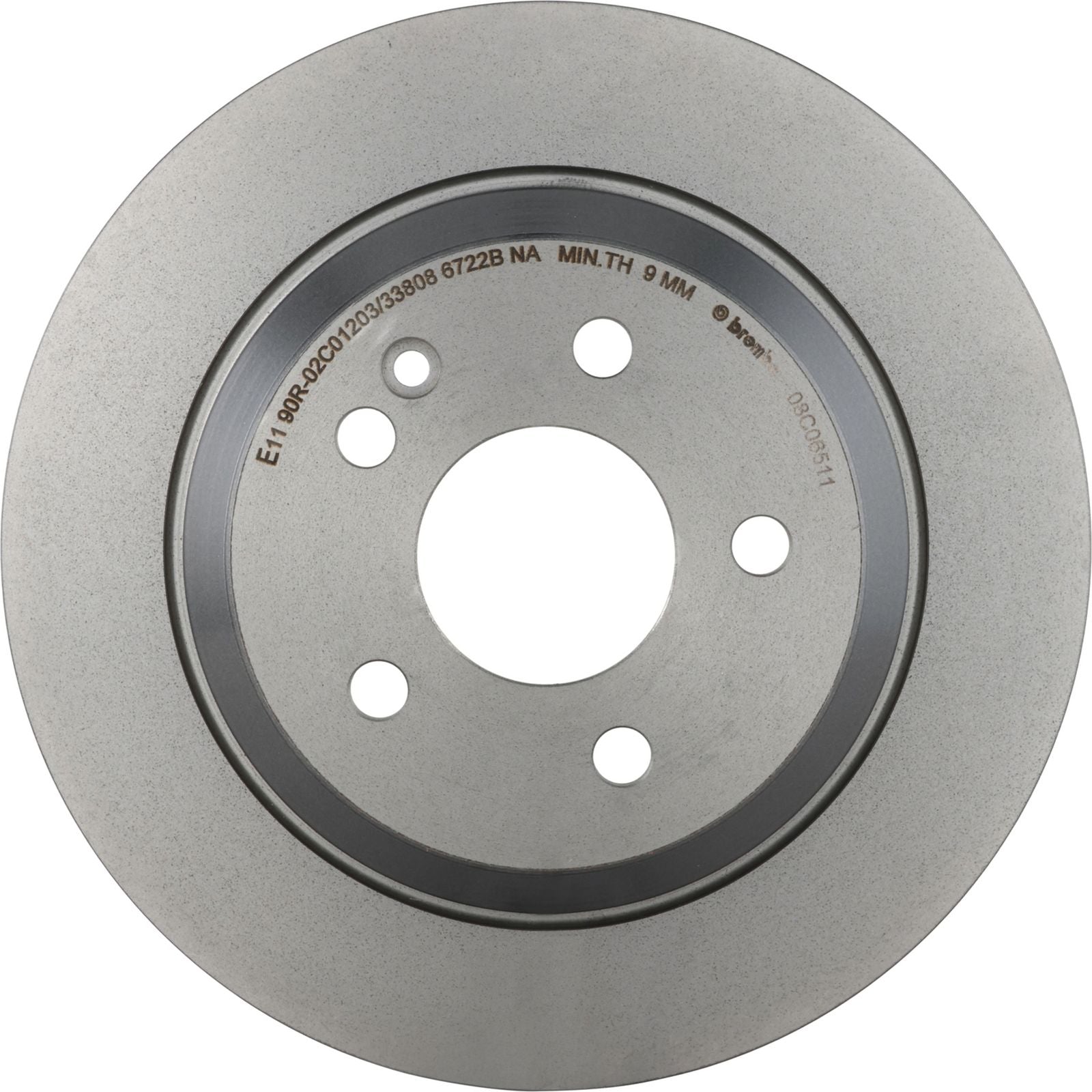 PRIME UV Coated Rear Disc Brake Rotor - 08.C065.11_04