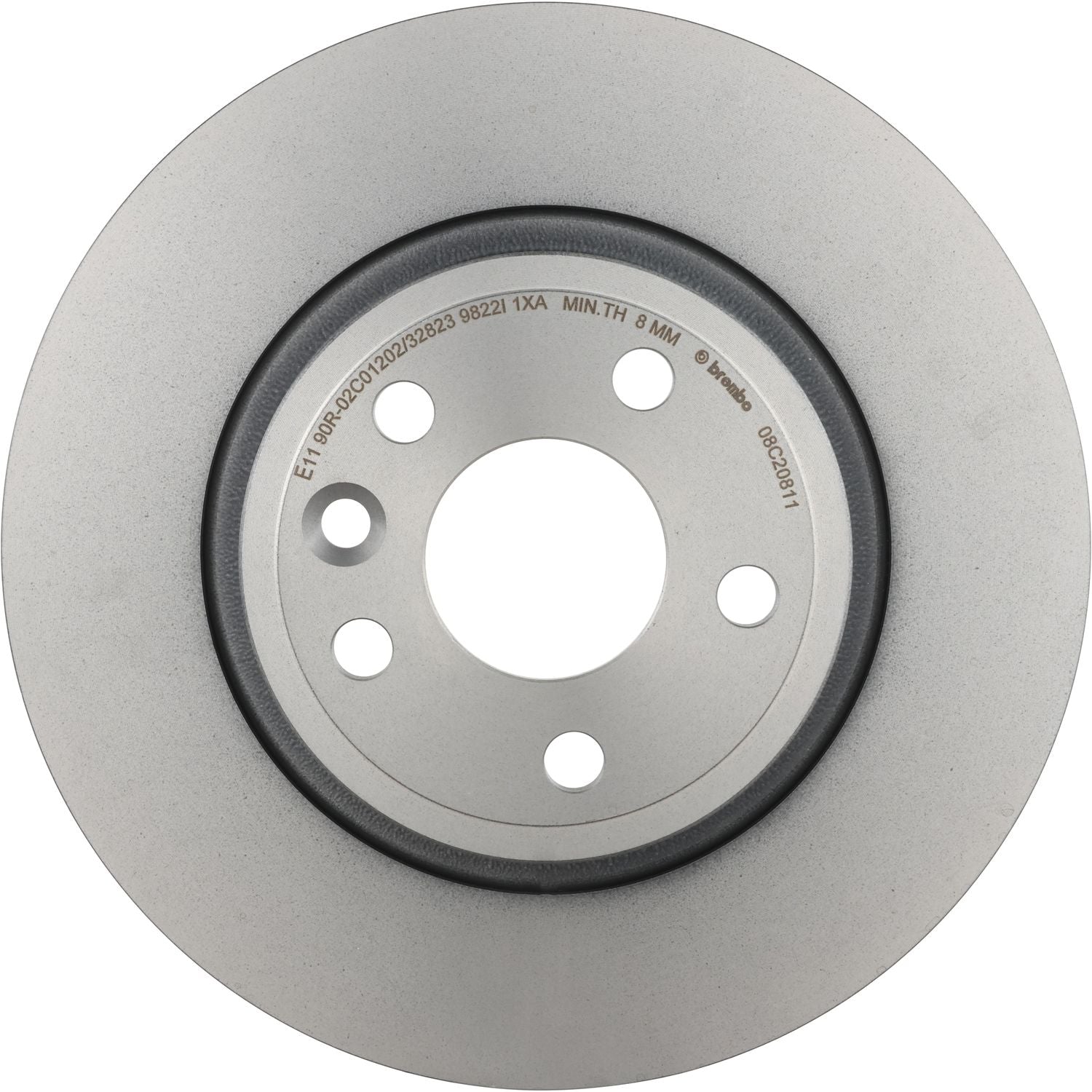 PRIME UV Coated Rear Disc Brake Rotor - 08.C208.11_01