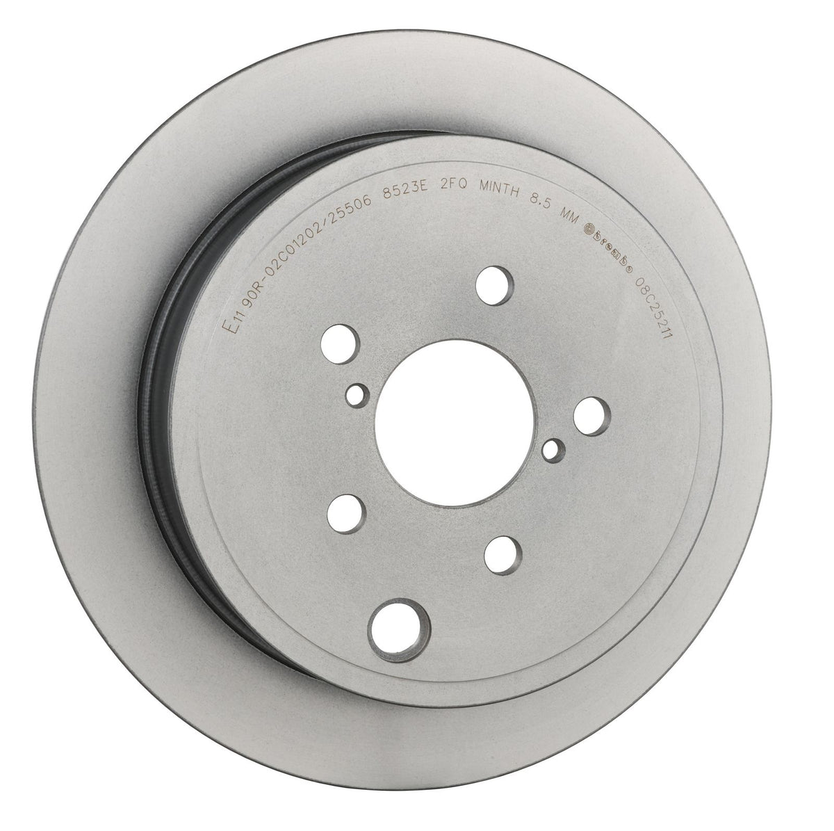 PRIME UV Coated Rear Disc Brake Rotor - 08.C252.11_25