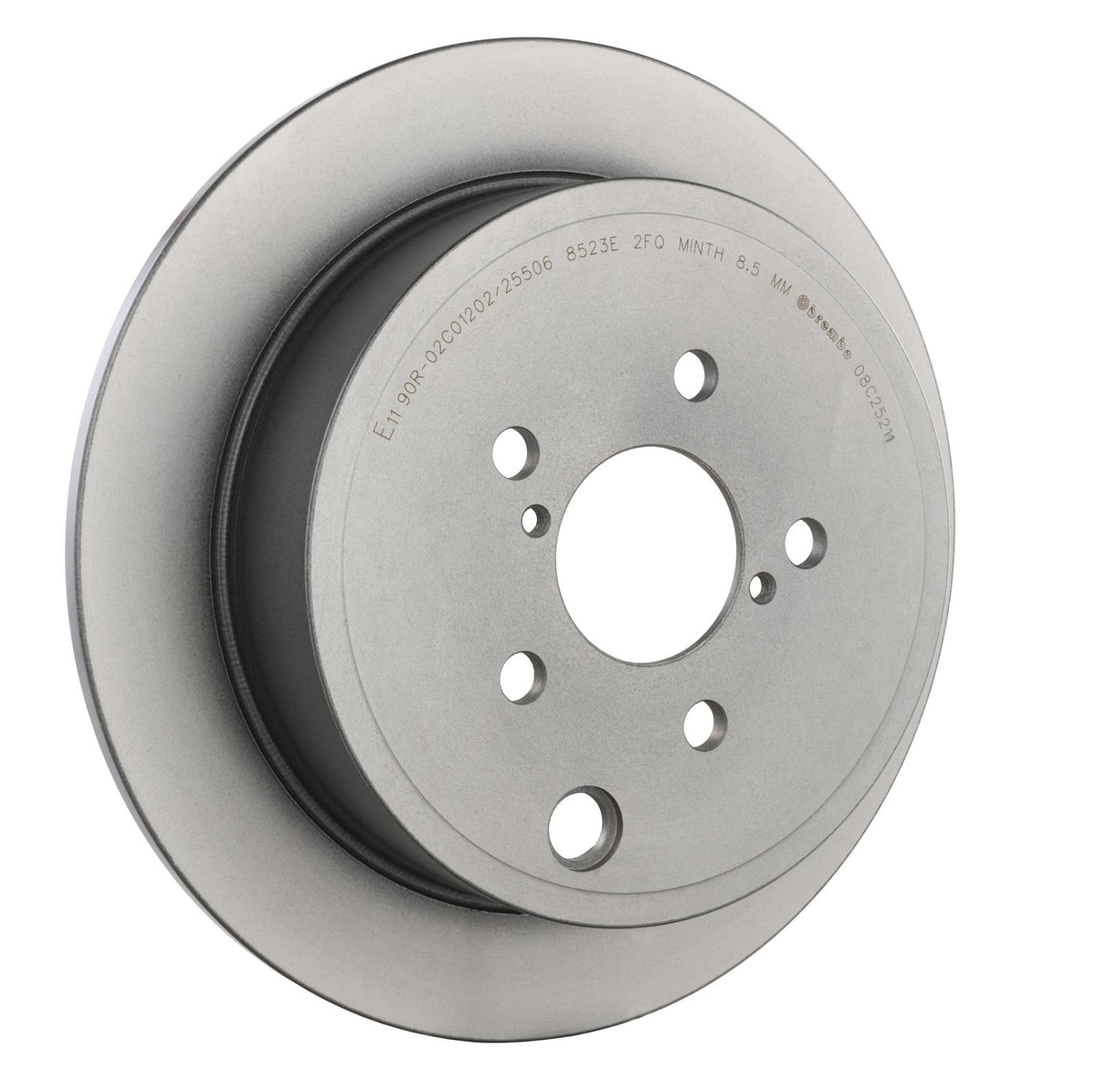 PRIME UV Coated Rear Disc Brake Rotor - 08.C252.11_24