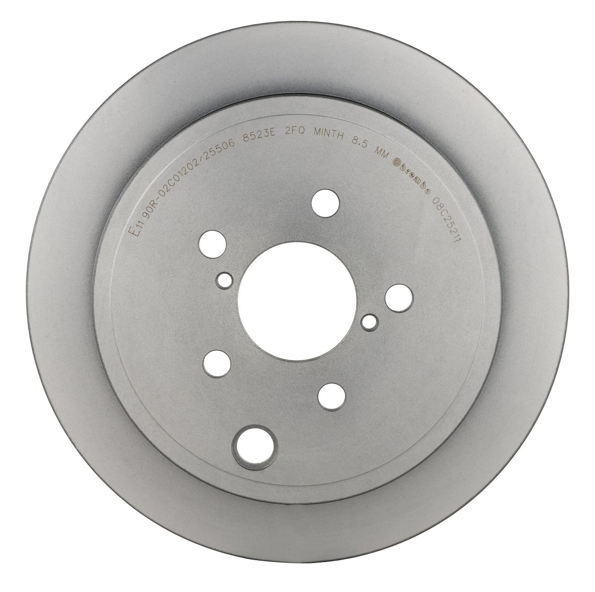 PRIME UV Coated Rear Disc Brake Rotor - 08.C252.11_02