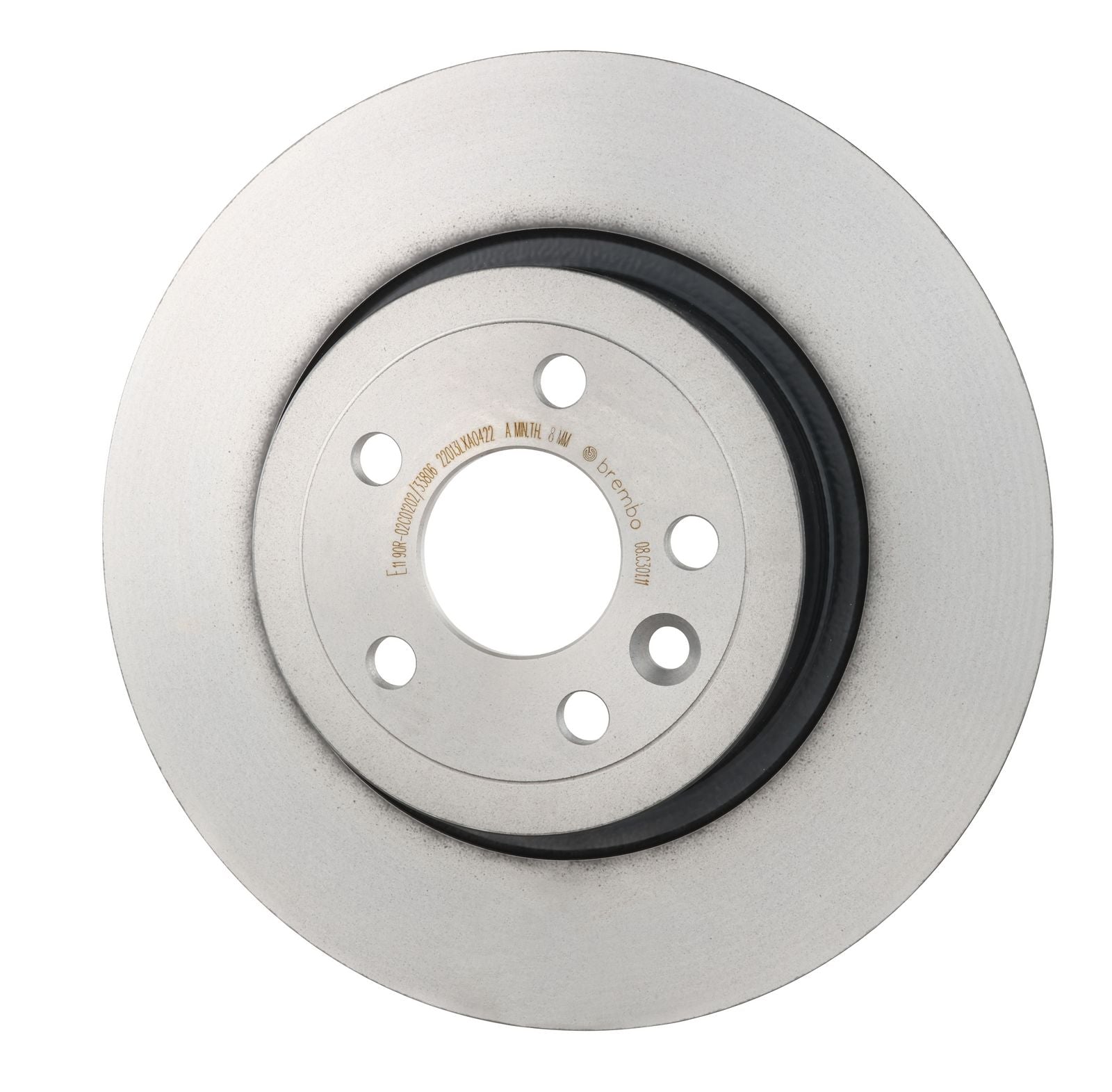 PRIME UV Coated Rear Disc Brake Rotor - 08.C301.11_08