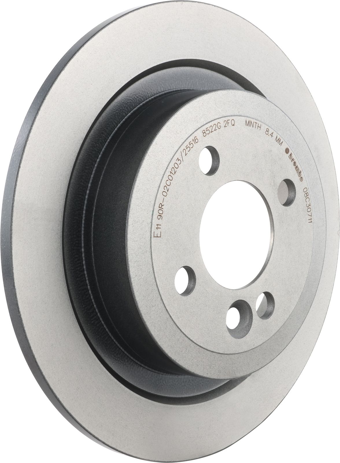PRIME UV Coated Rear Disc Brake Rotor - 08.C307.11_01