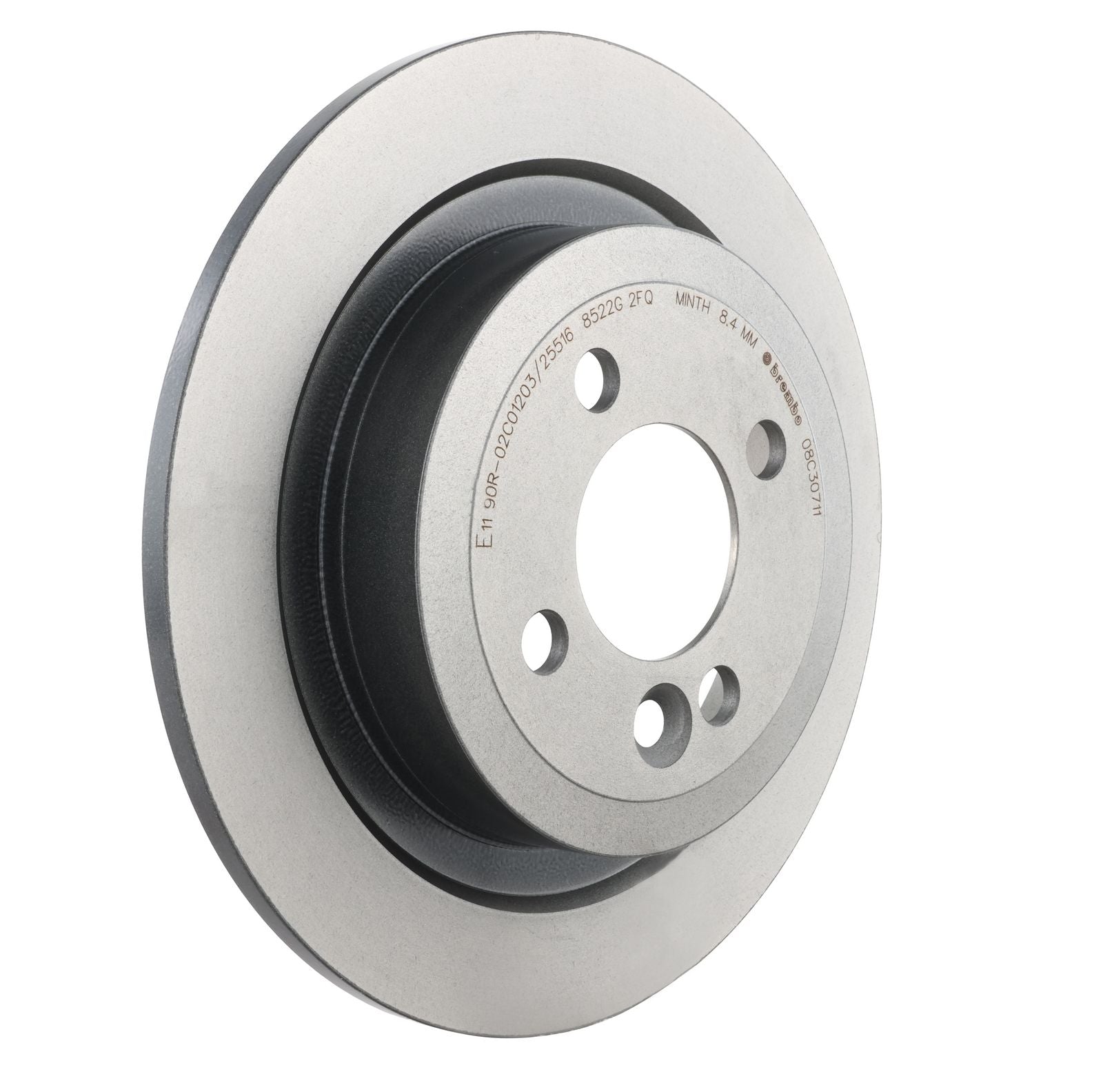 PRIME UV Coated Rear Disc Brake Rotor - 08.C307.11_22