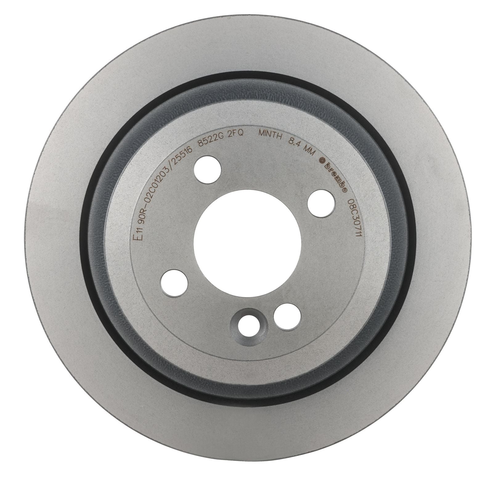 PRIME UV Coated Rear Disc Brake Rotor - 08.C307.11_01