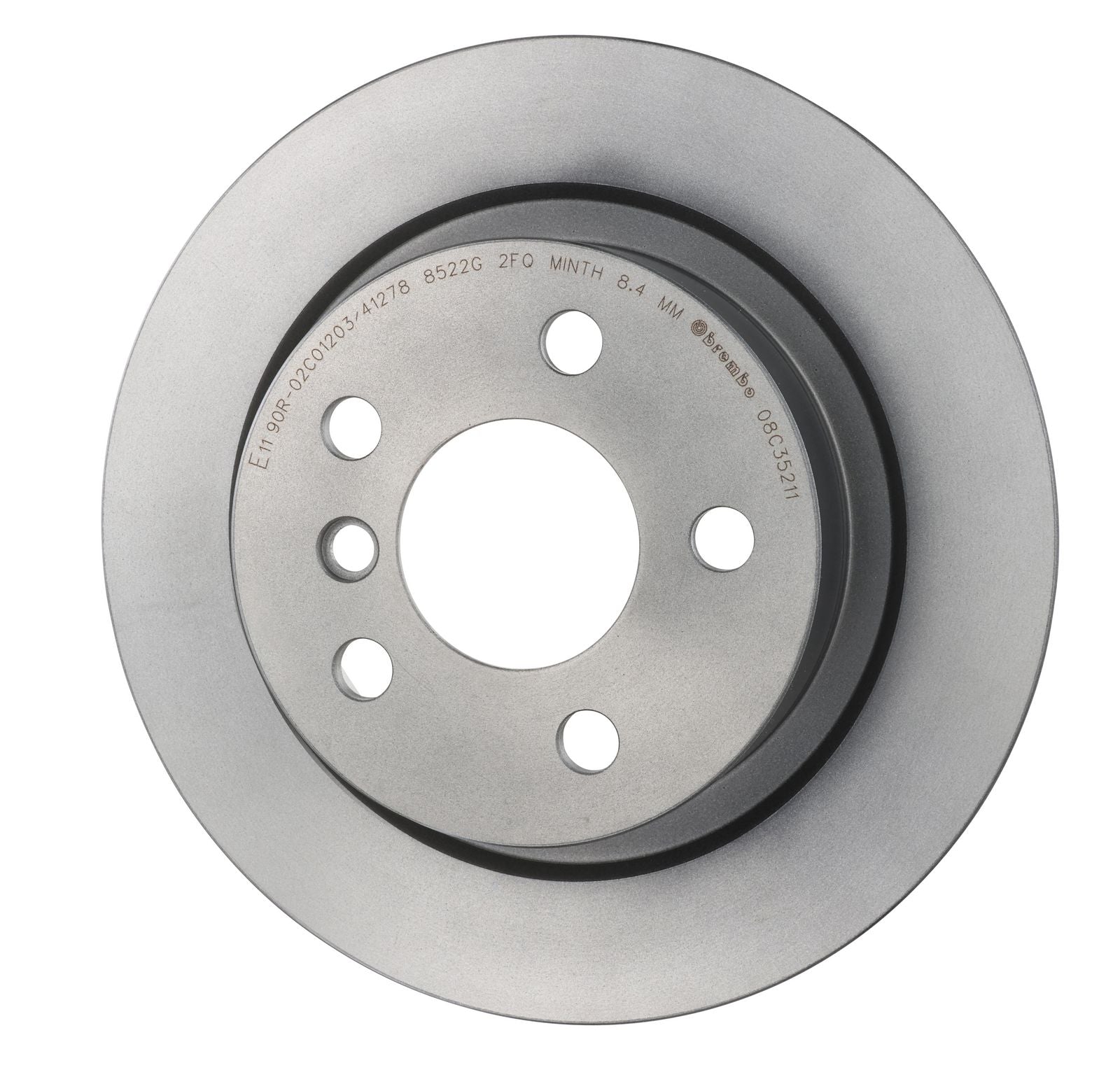 PRIME UV Coated Rear Disc Brake Rotor - 08.C352.11_08